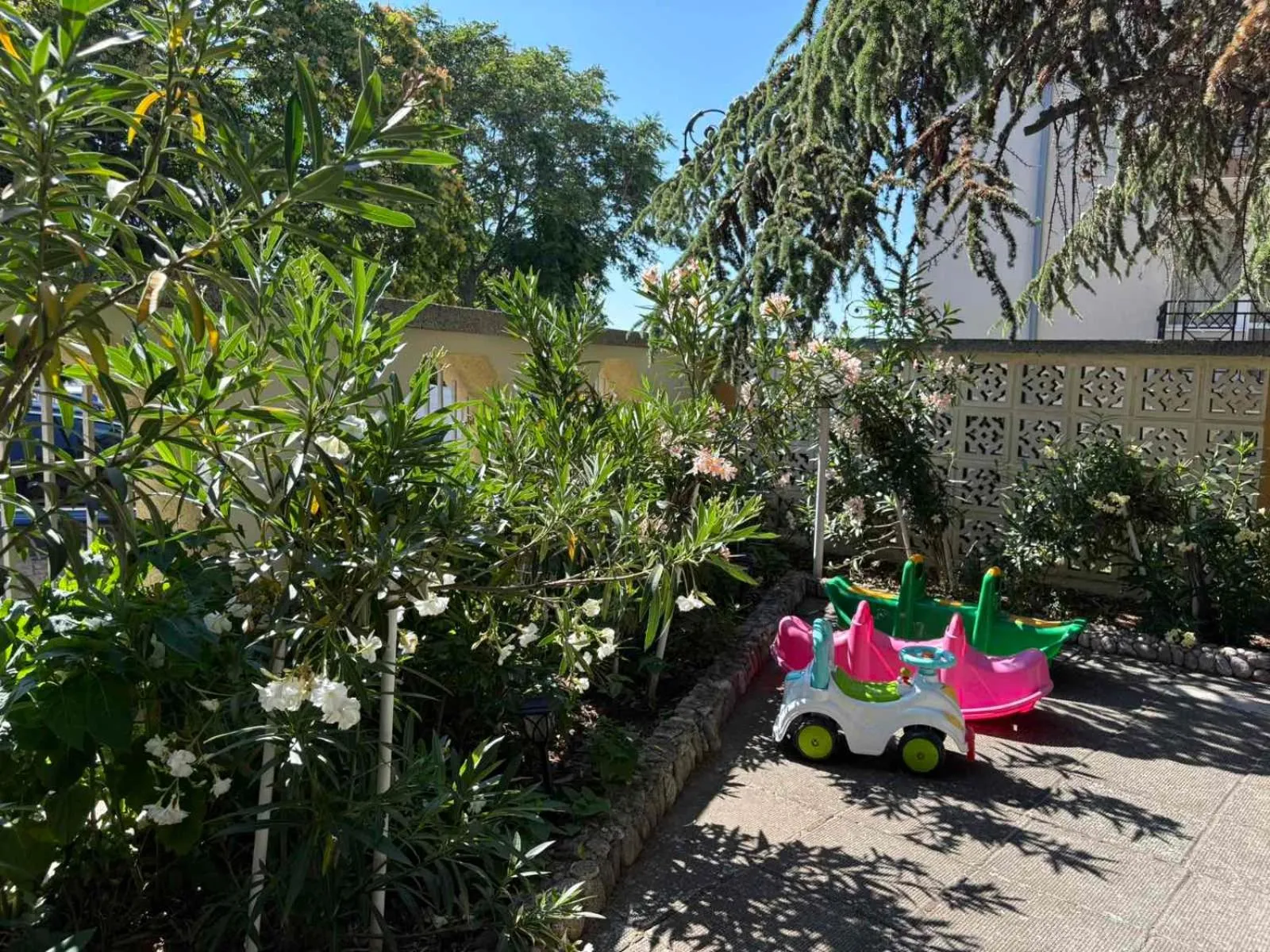 Garden in Family Hotel Chris