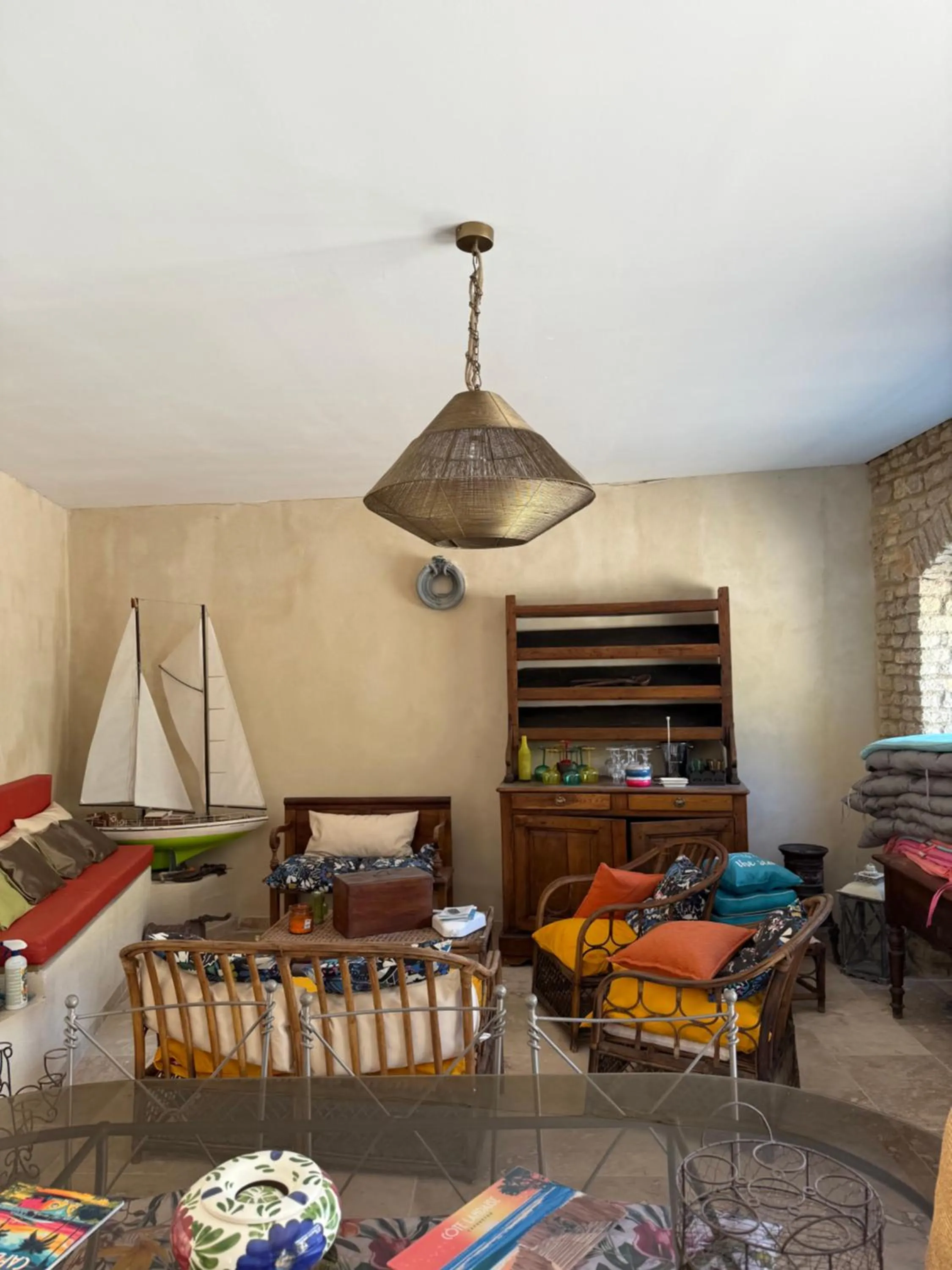 Living room in Mas des Armouriers