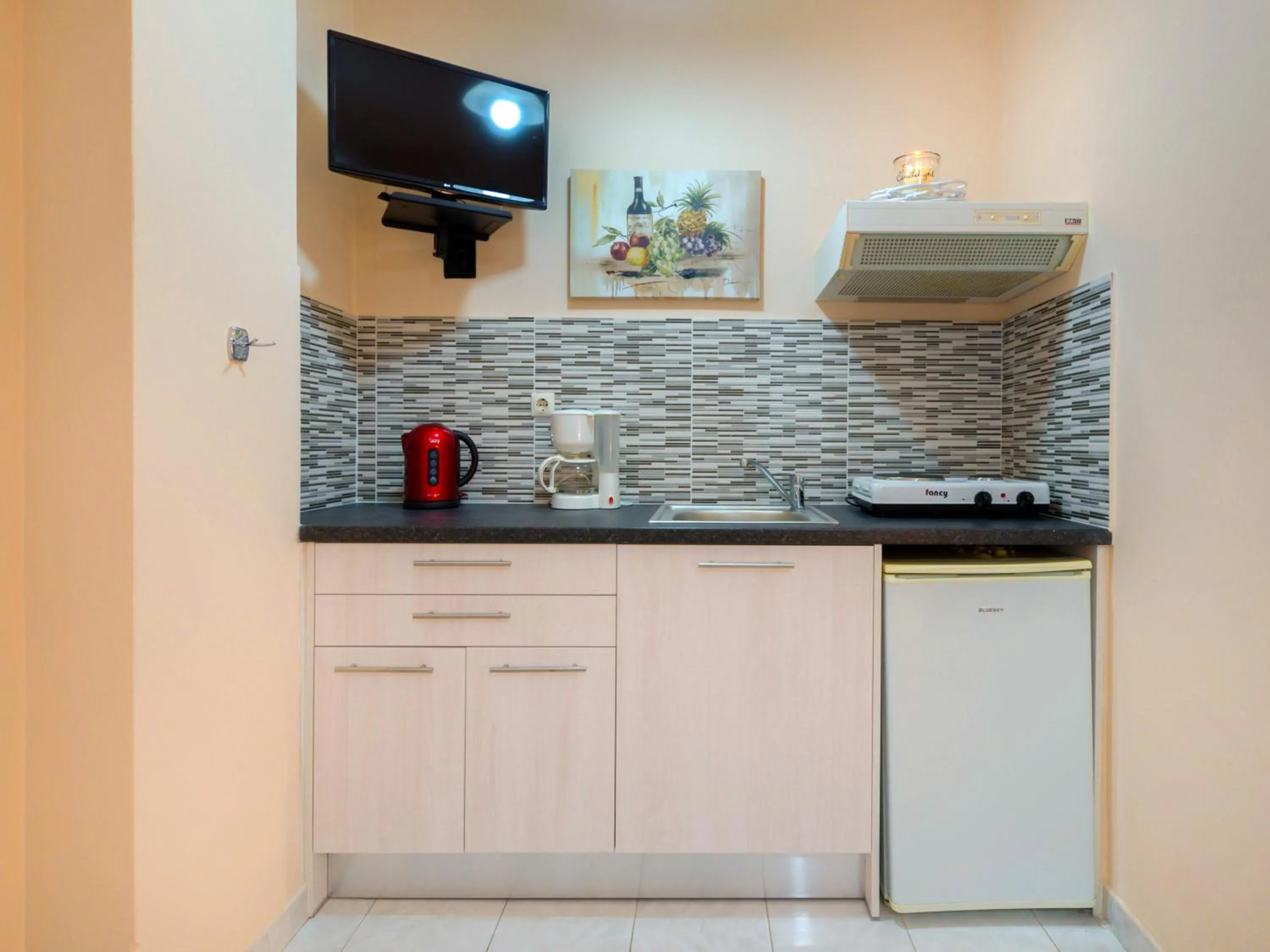 Kitchen or kitchenette in Villa Aegeon