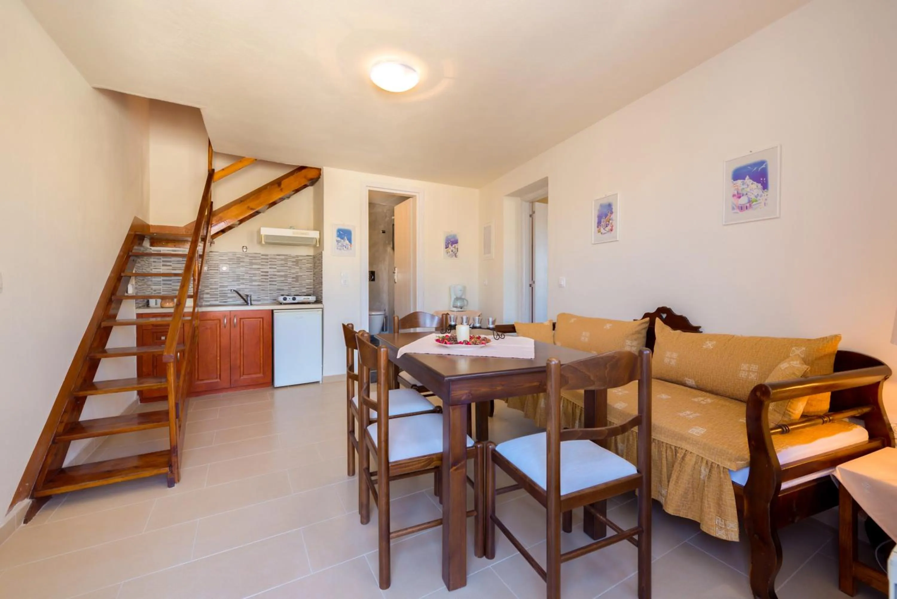 Kitchen or kitchenette in Villa Aegeon