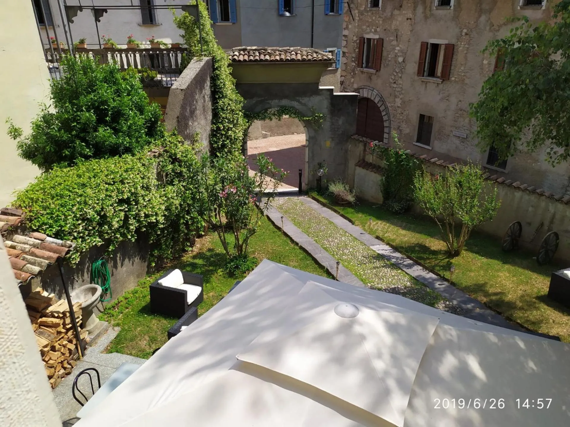 Garden view in Il torchio antico