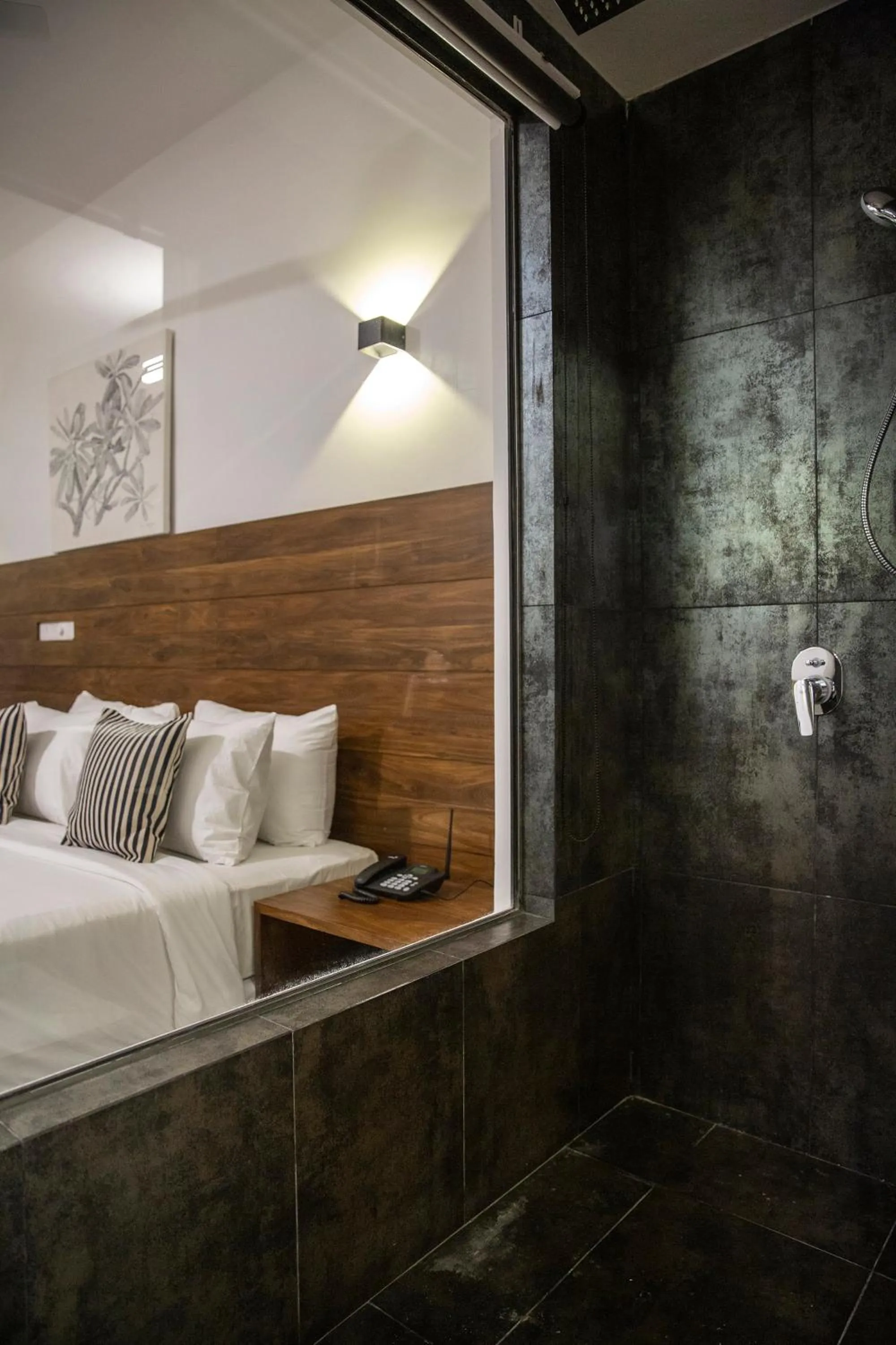 Bathroom, Bed in Serendivi Resort Villa