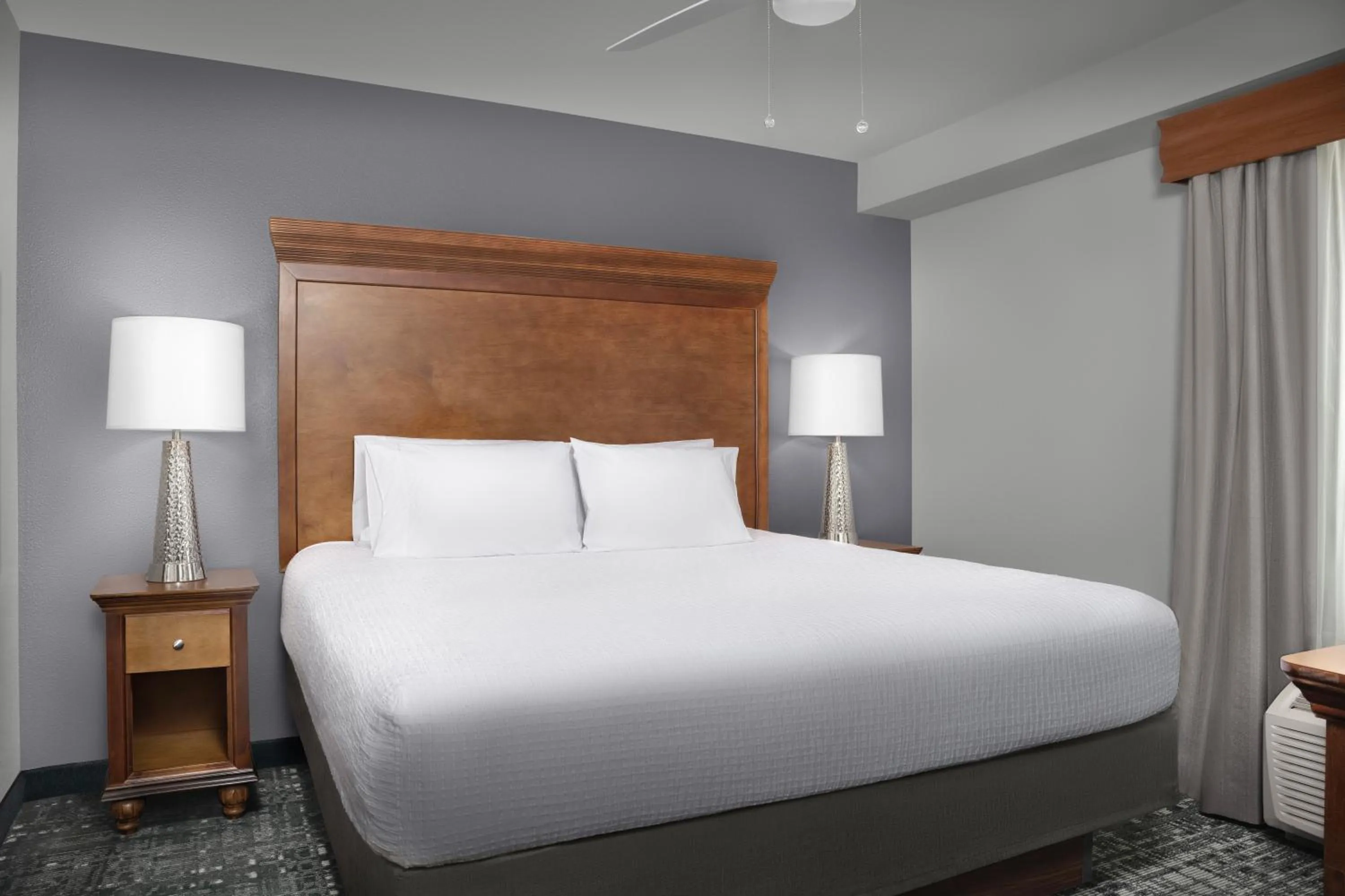 Bedroom, Bed in Homewood Suites by Hilton Omaha - Downtown