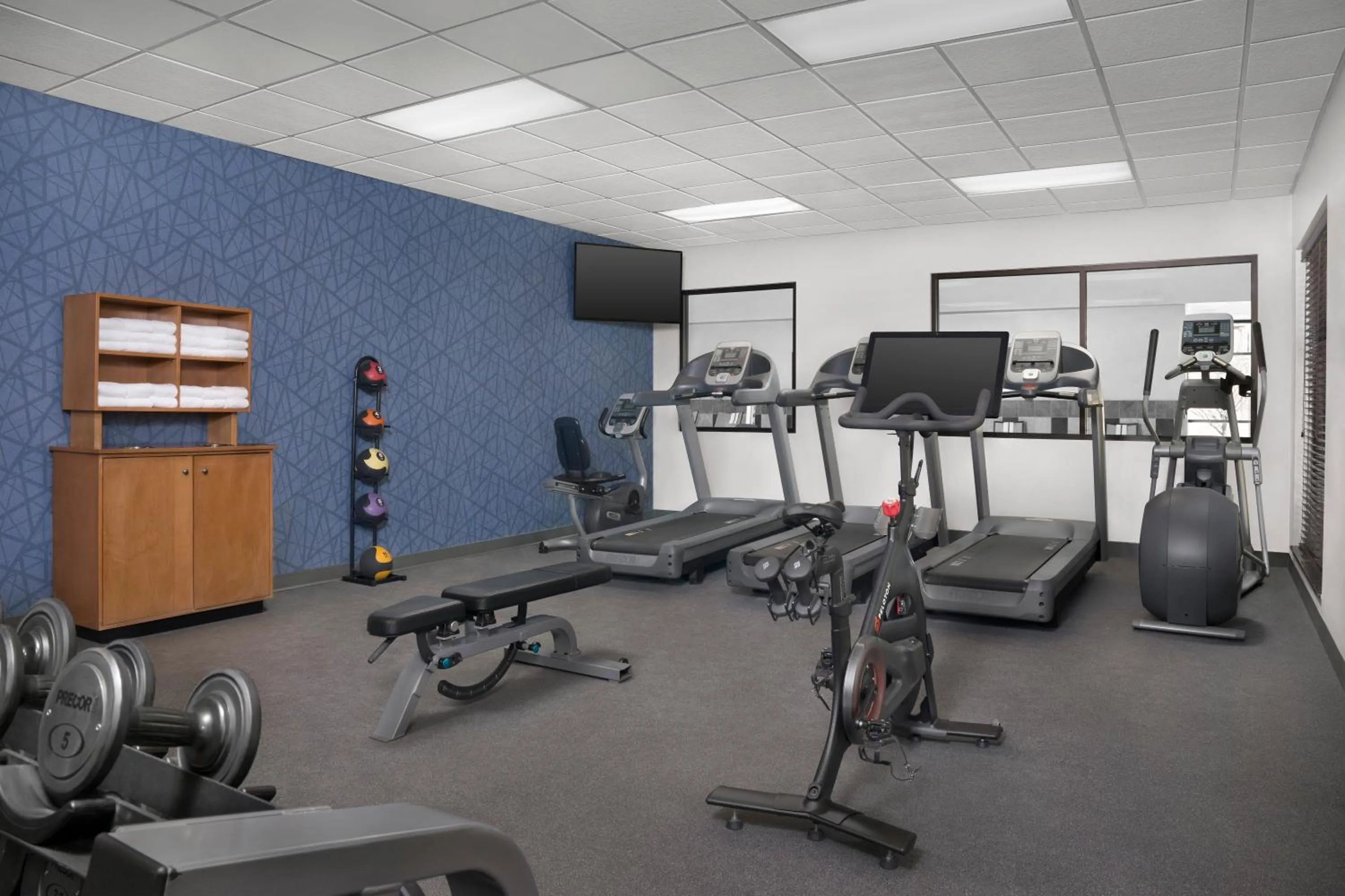 Fitness centre/facilities in Homewood Suites by Hilton Omaha - Downtown