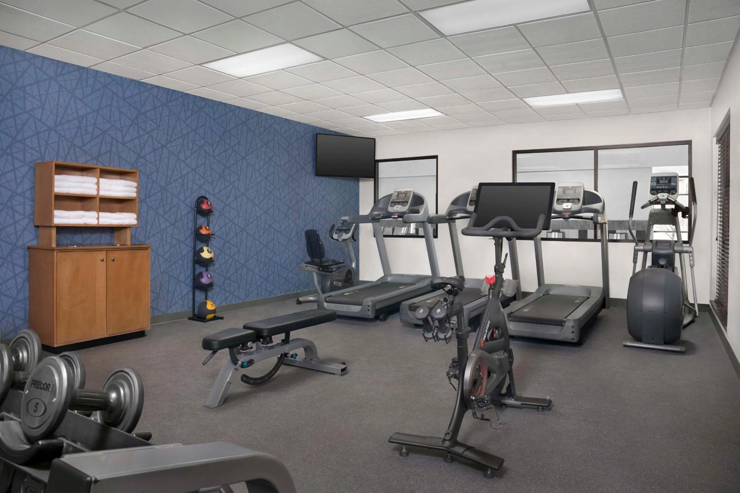 Fitness centre/facilities in Homewood Suites by Hilton Omaha - Downtown