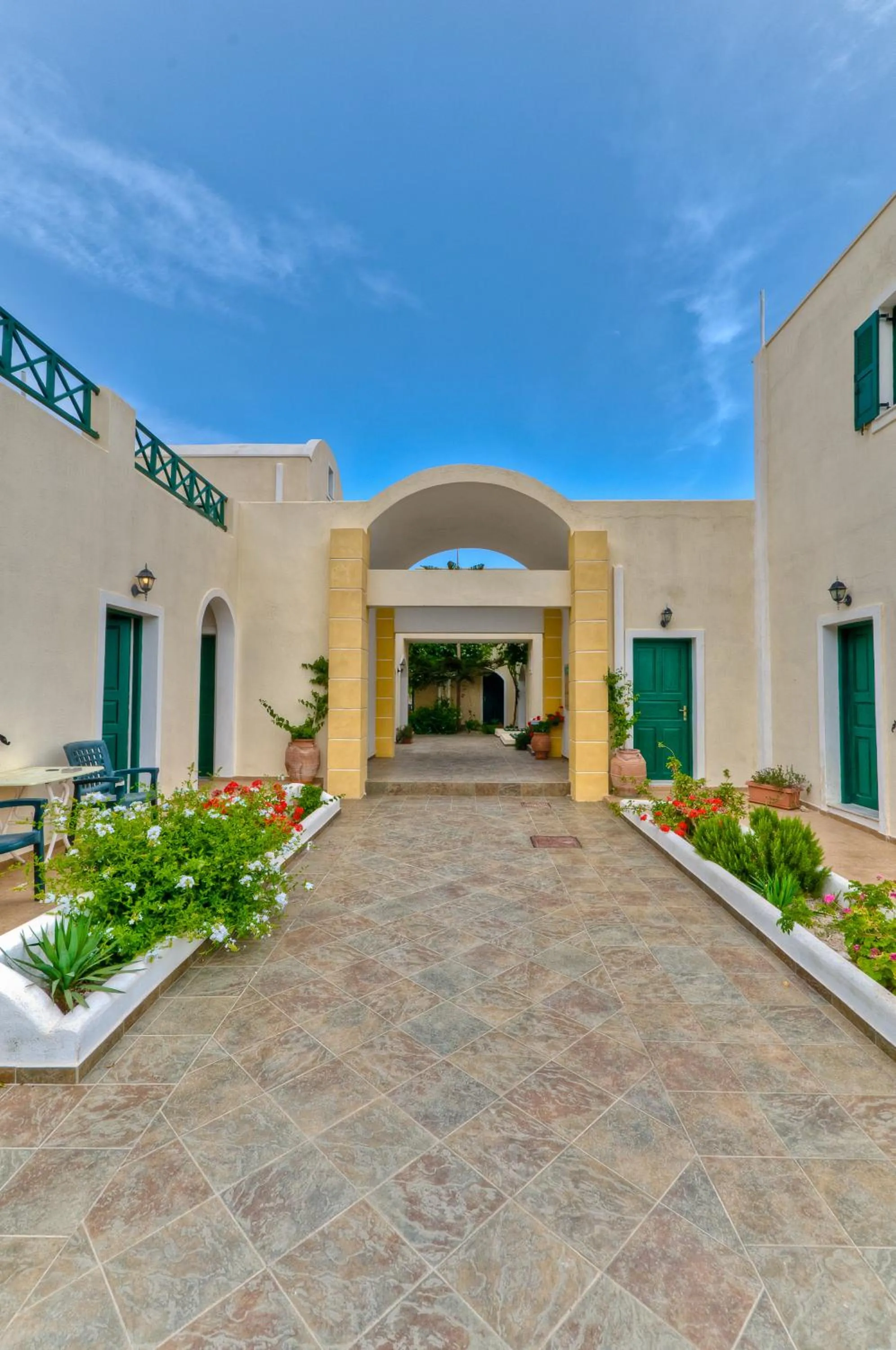 Facade/entrance in Phevos Villa