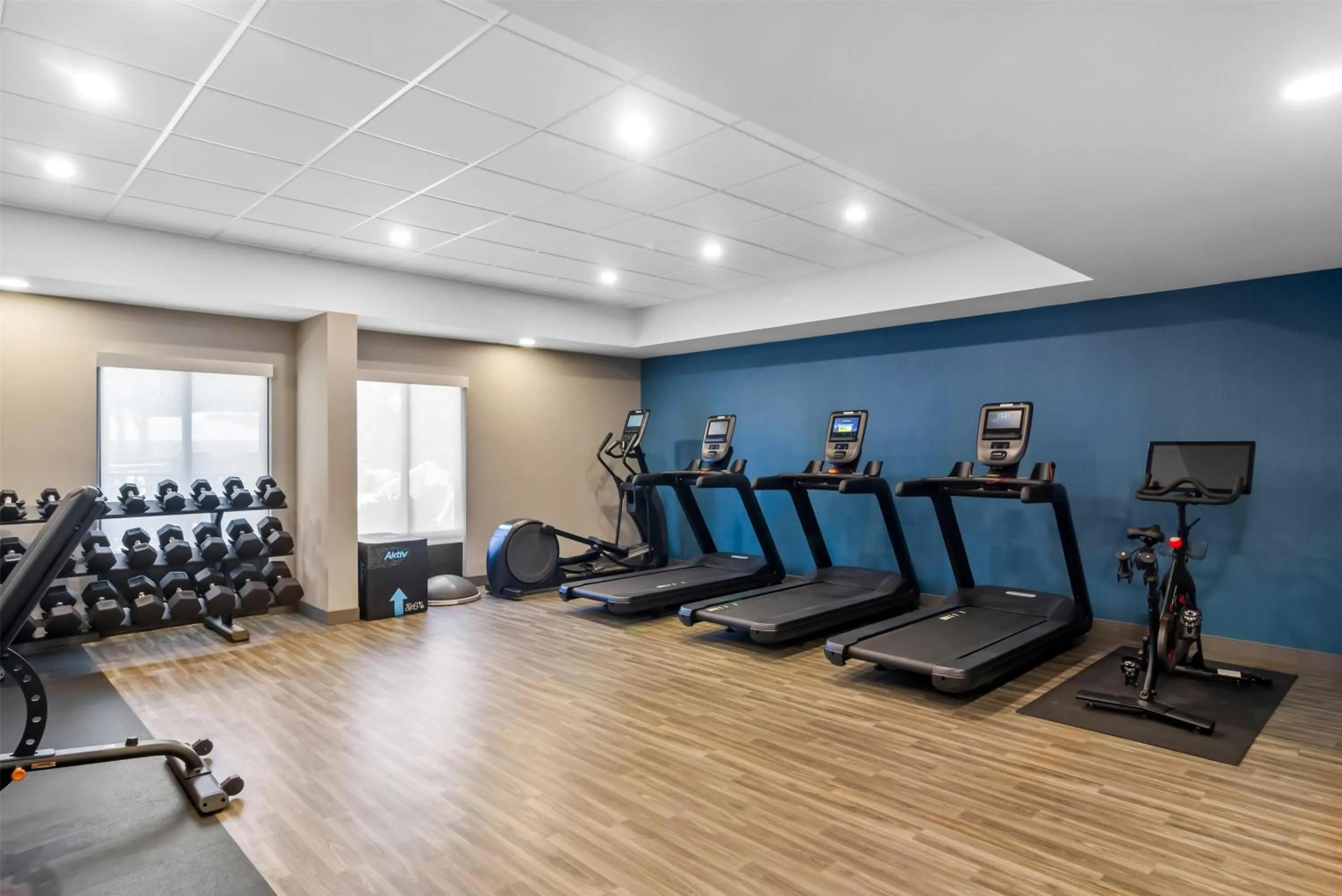 Fitness centre/facilities in Hampton Inn Jacksonville Ponte Vedra