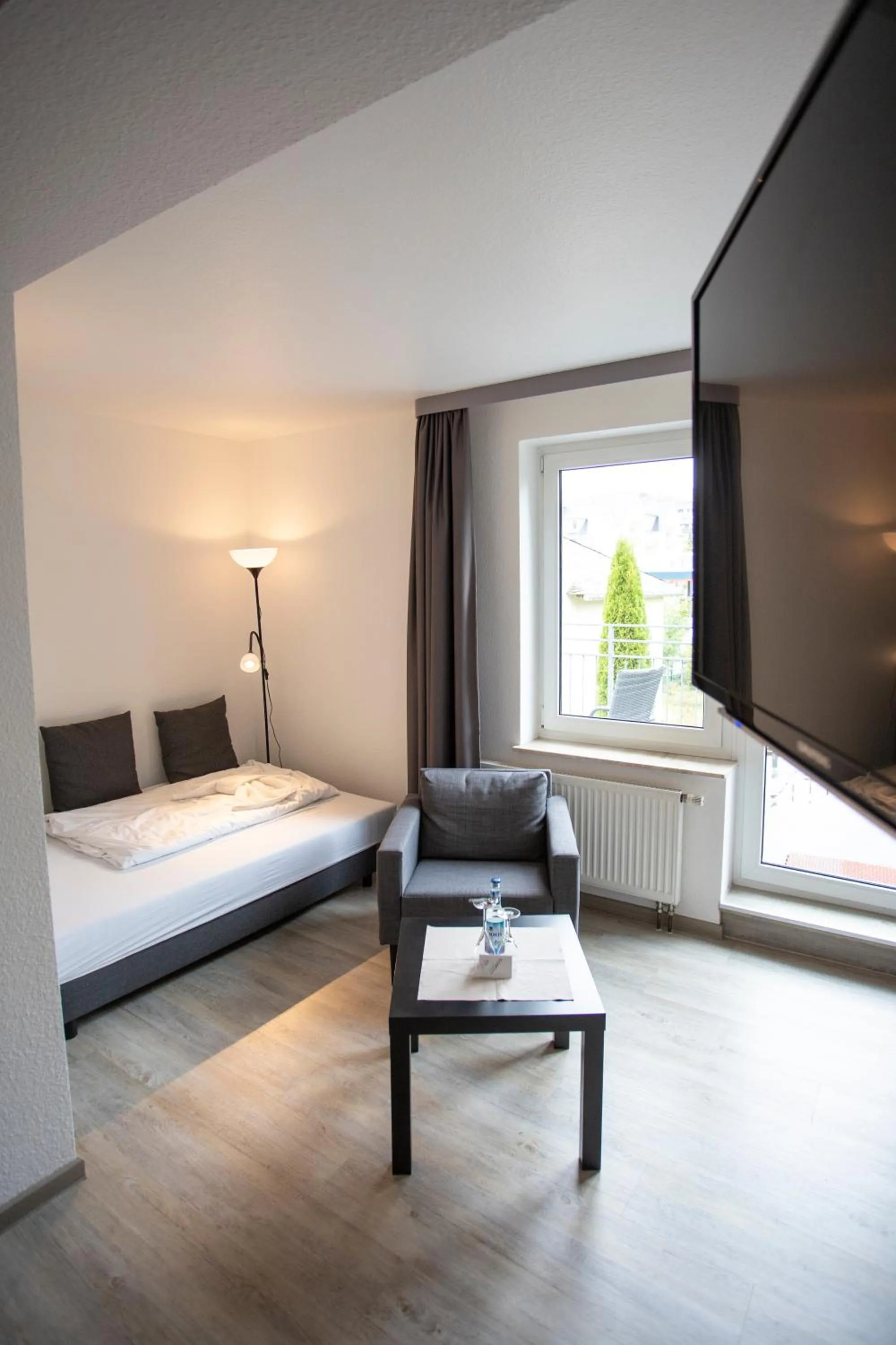 Living room, Bed in Das Loft Hotel Willingen