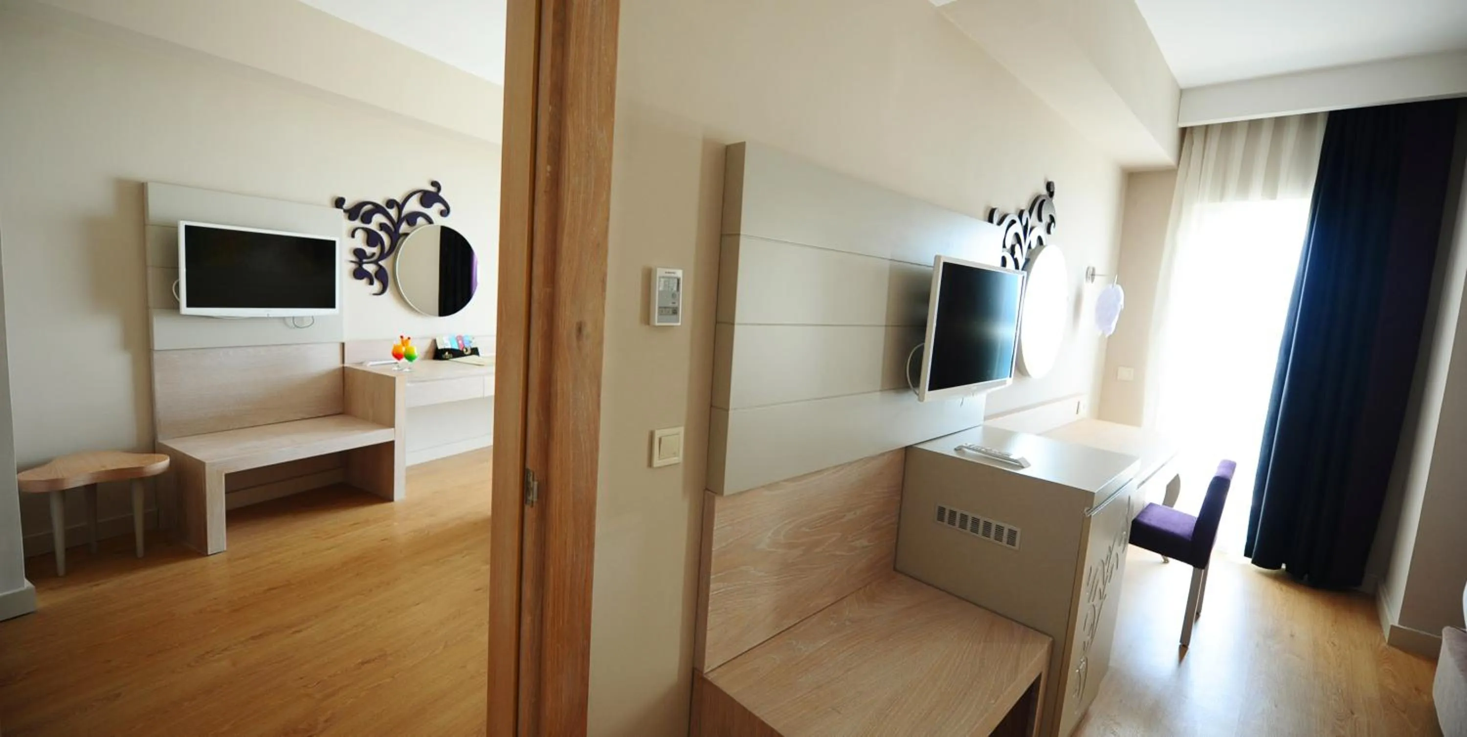 Bed in Seaden Sea Planet Resort & Spa