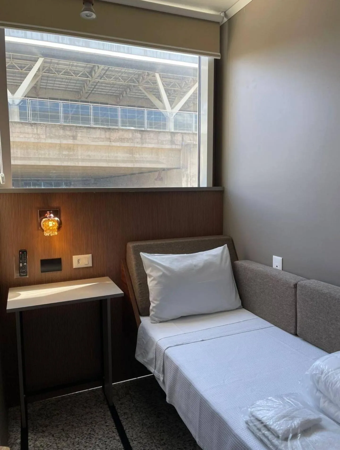 Bed in Hotel Aero Sleep Campinas