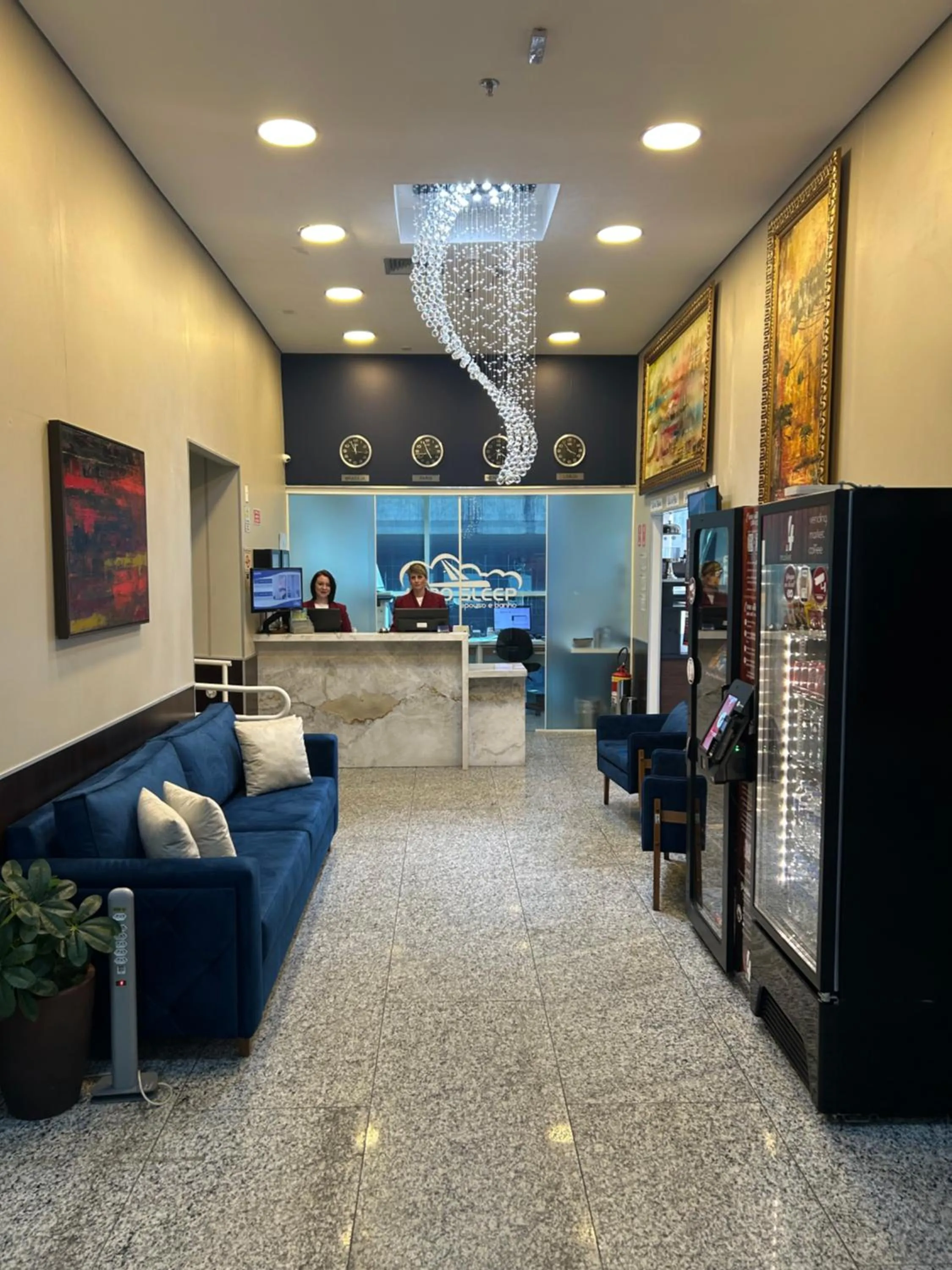 Lobby or reception in Hotel Aero Sleep Campinas