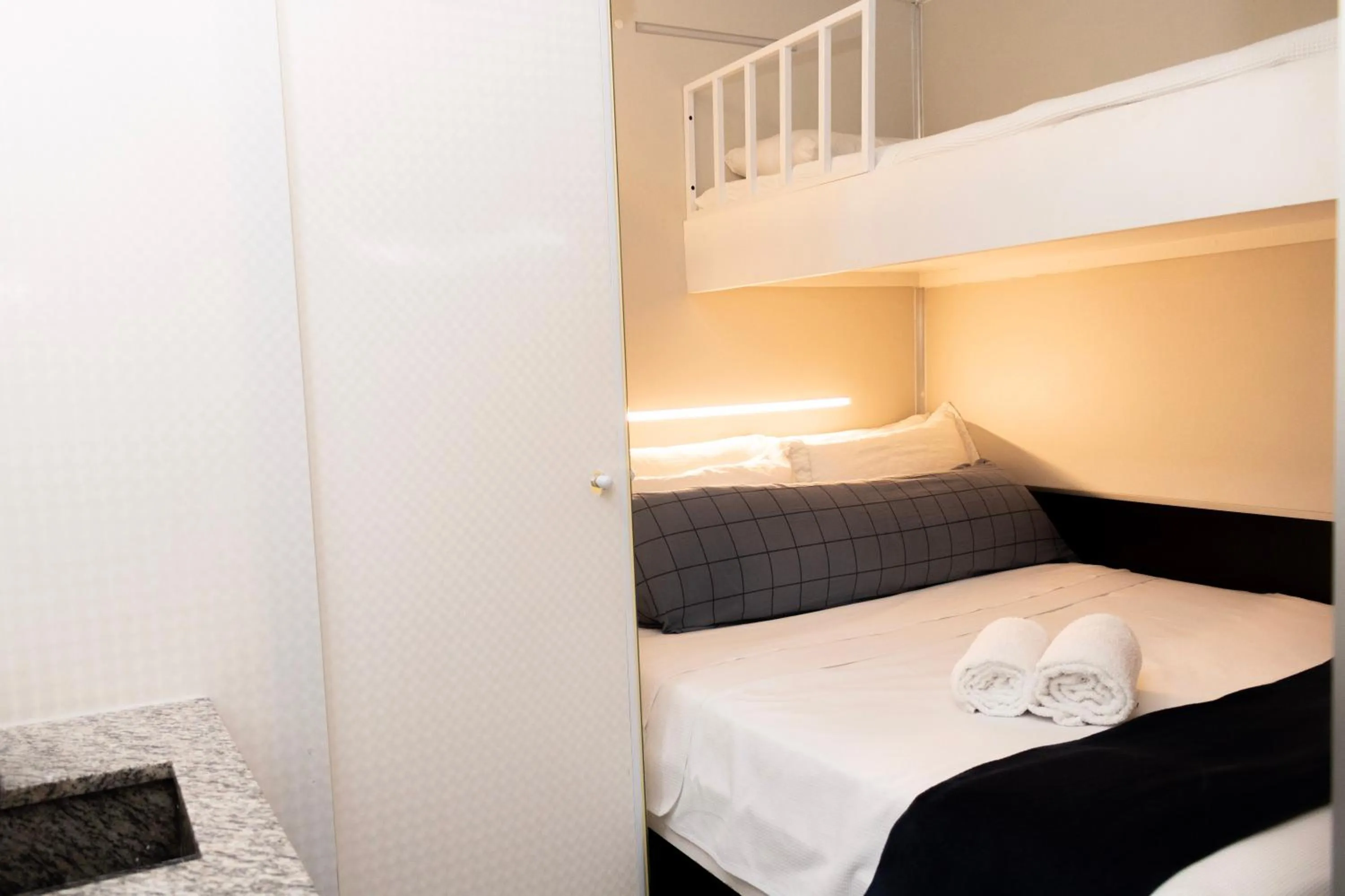 Bed in Hotel Aero Sleep Campinas