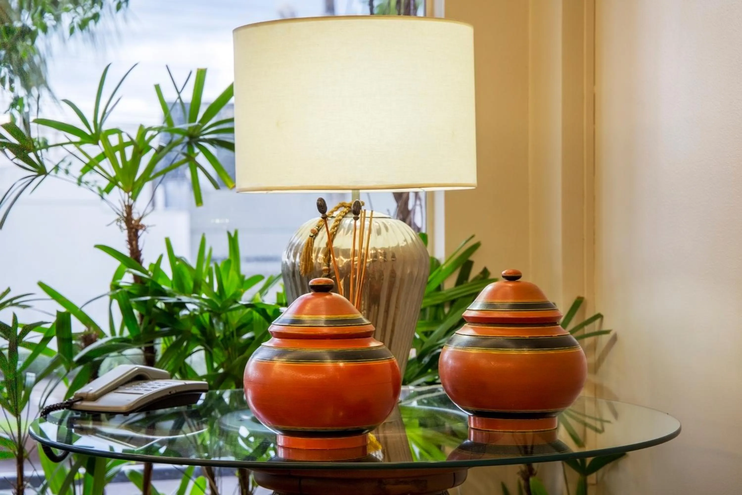 Decorative detail in JR Hotel