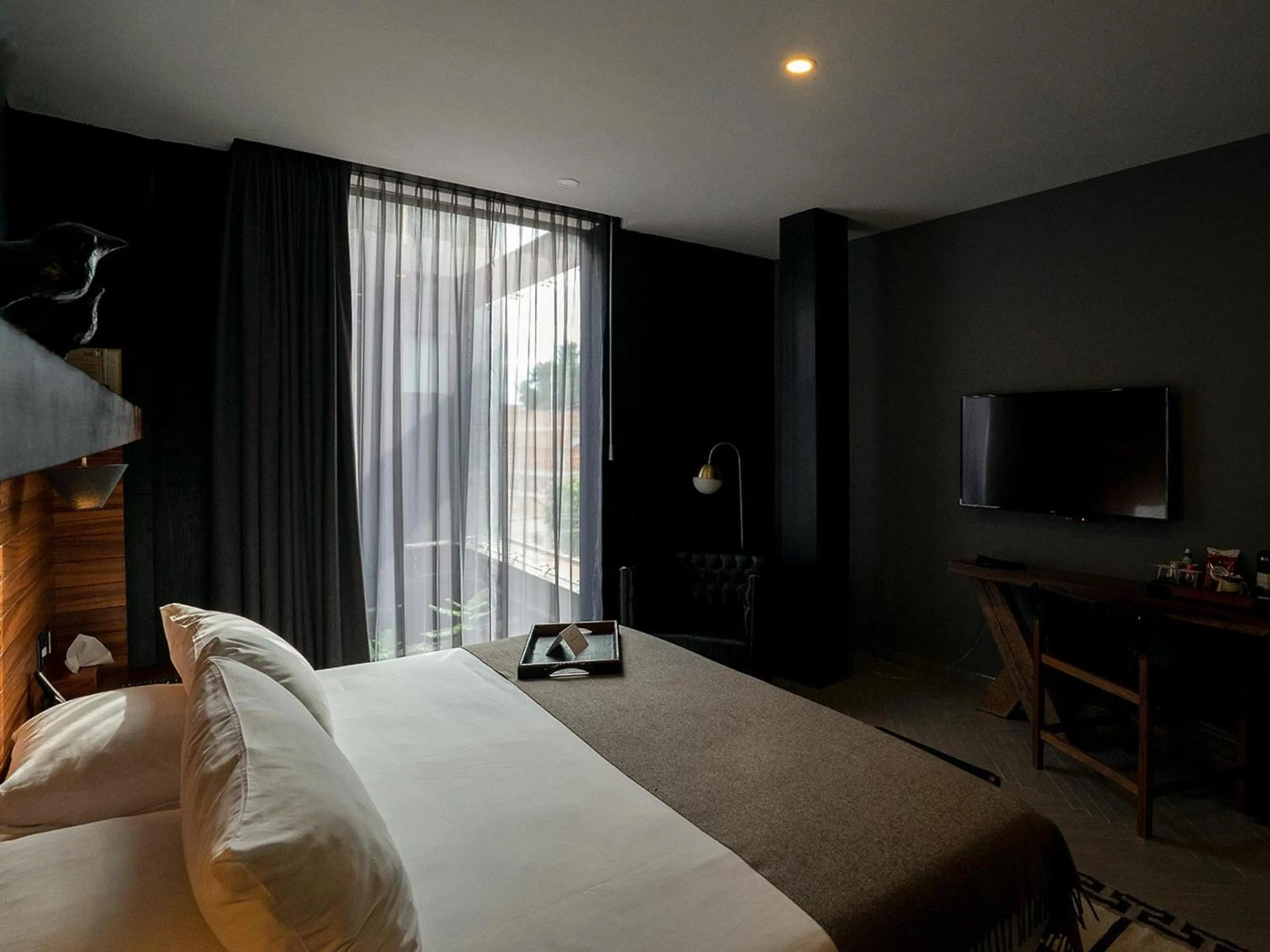 Bed in Elena de Cobre, Leon, a Member of Design Hotels