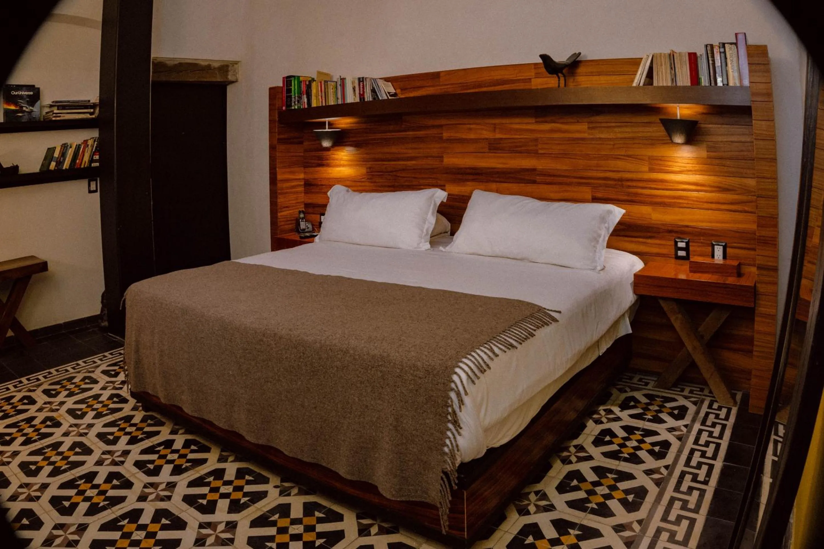 Bed in Elena de Cobre, Leon, a Member of Design Hotels