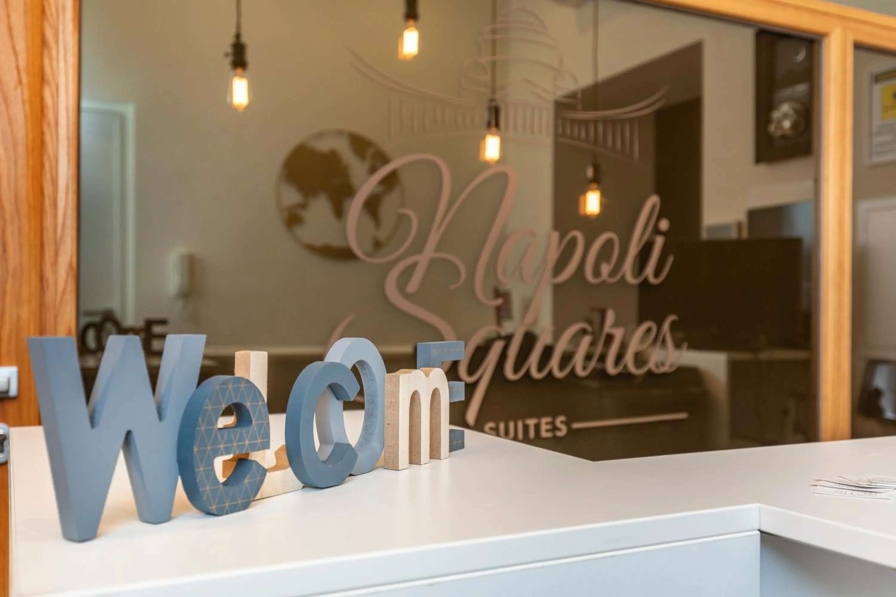 Decorative detail in Napoli Squares Suites