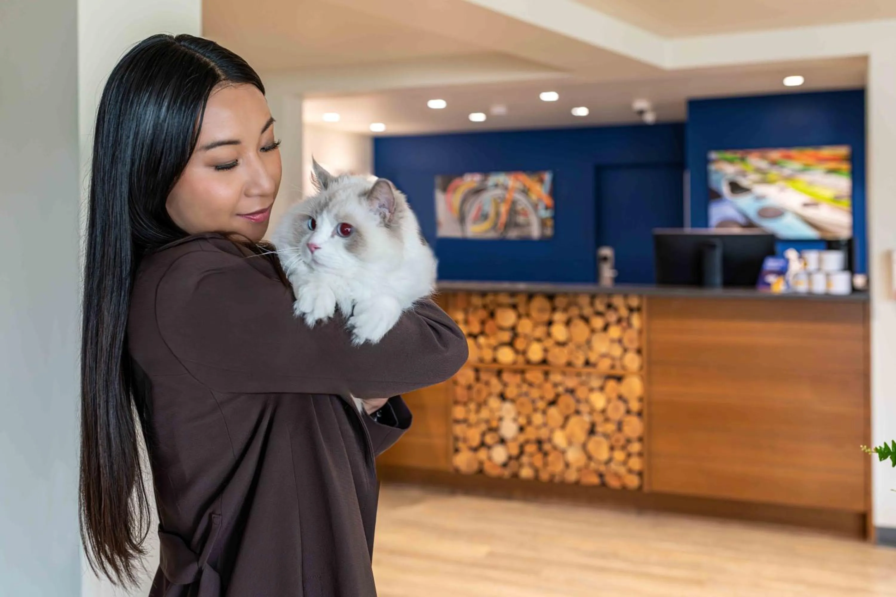 Lobby or reception in Accent Inns Victoria