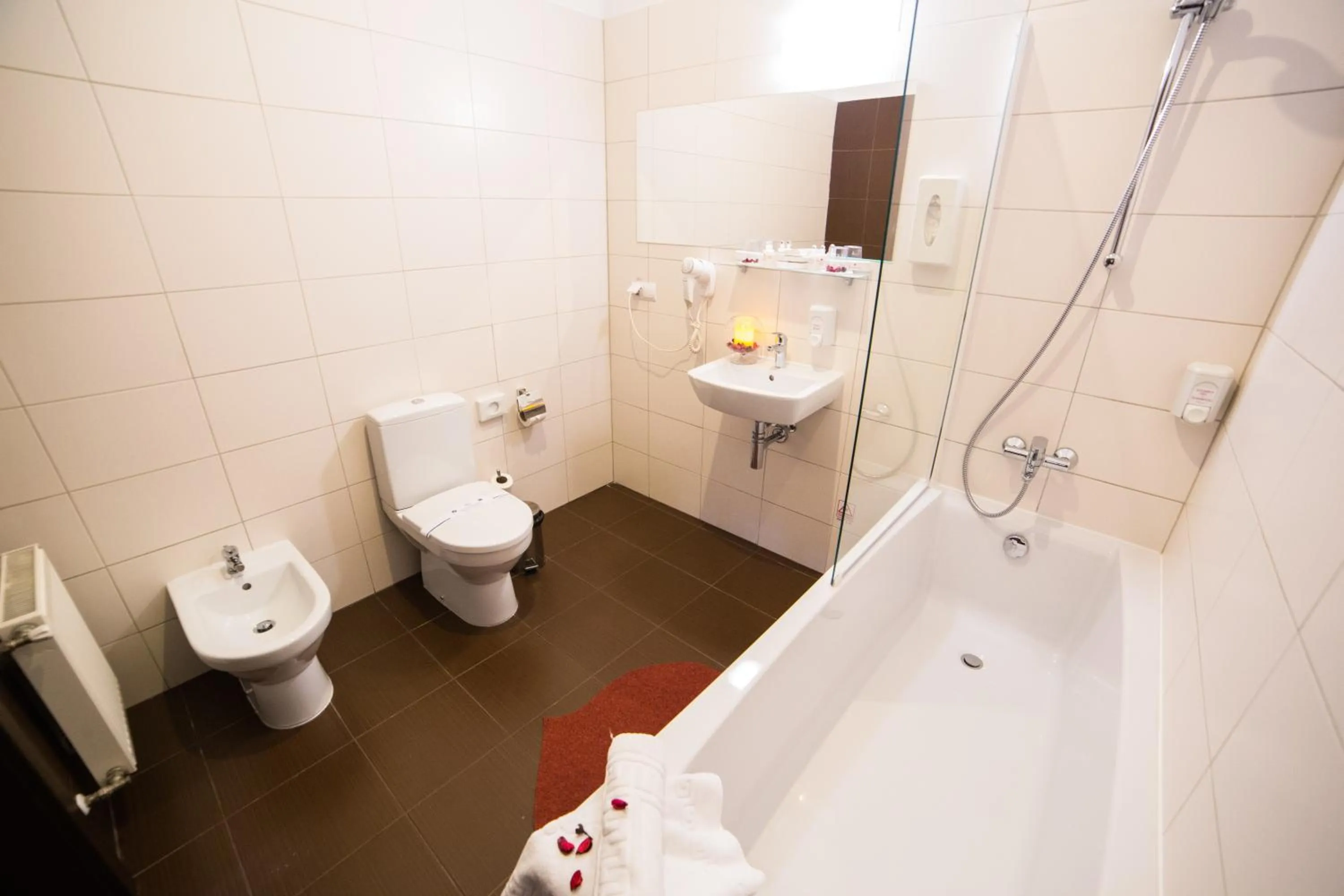 Bathroom in Lviv Ramada Hotel