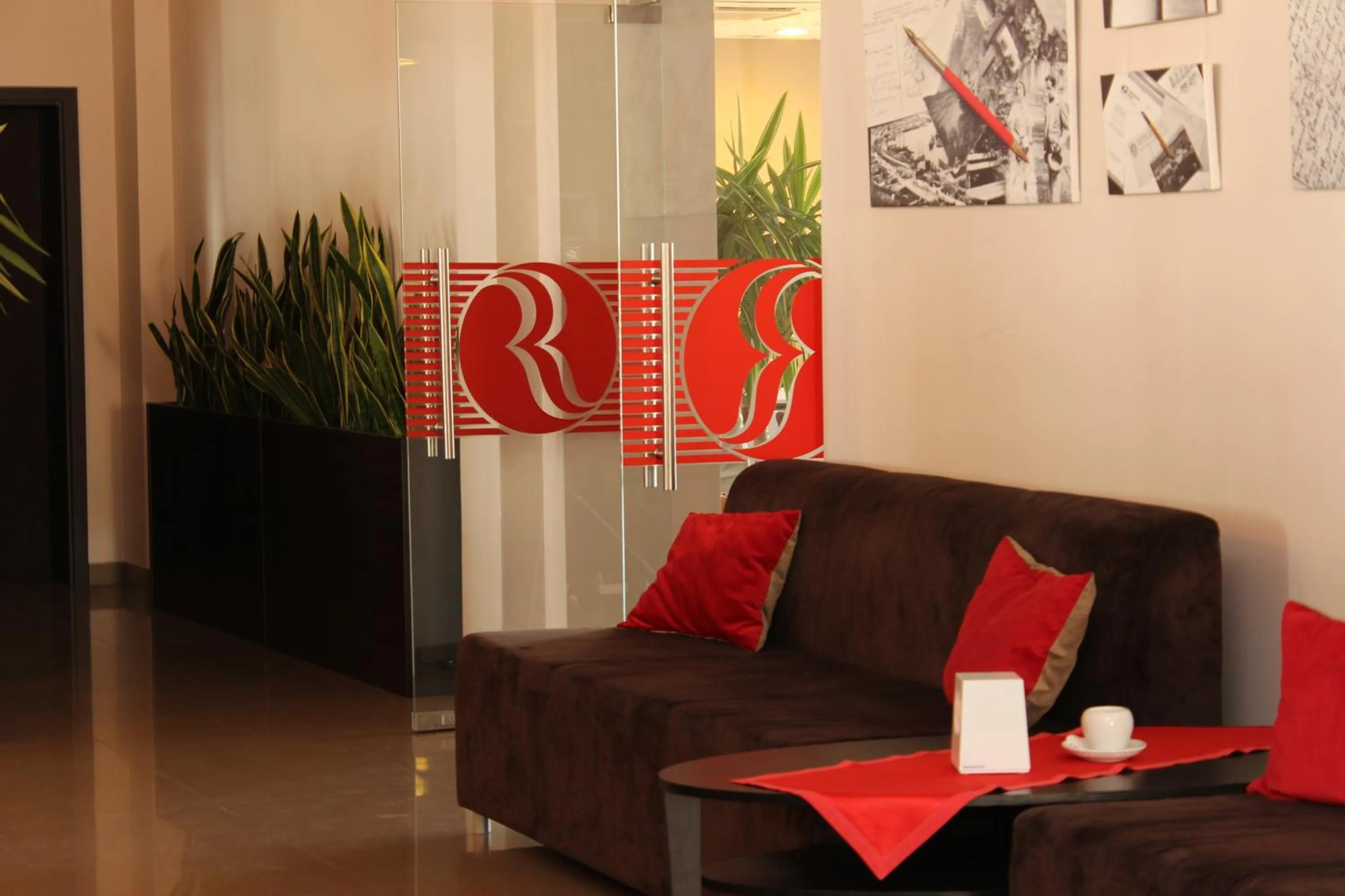 Seating area in Lviv Ramada Hotel