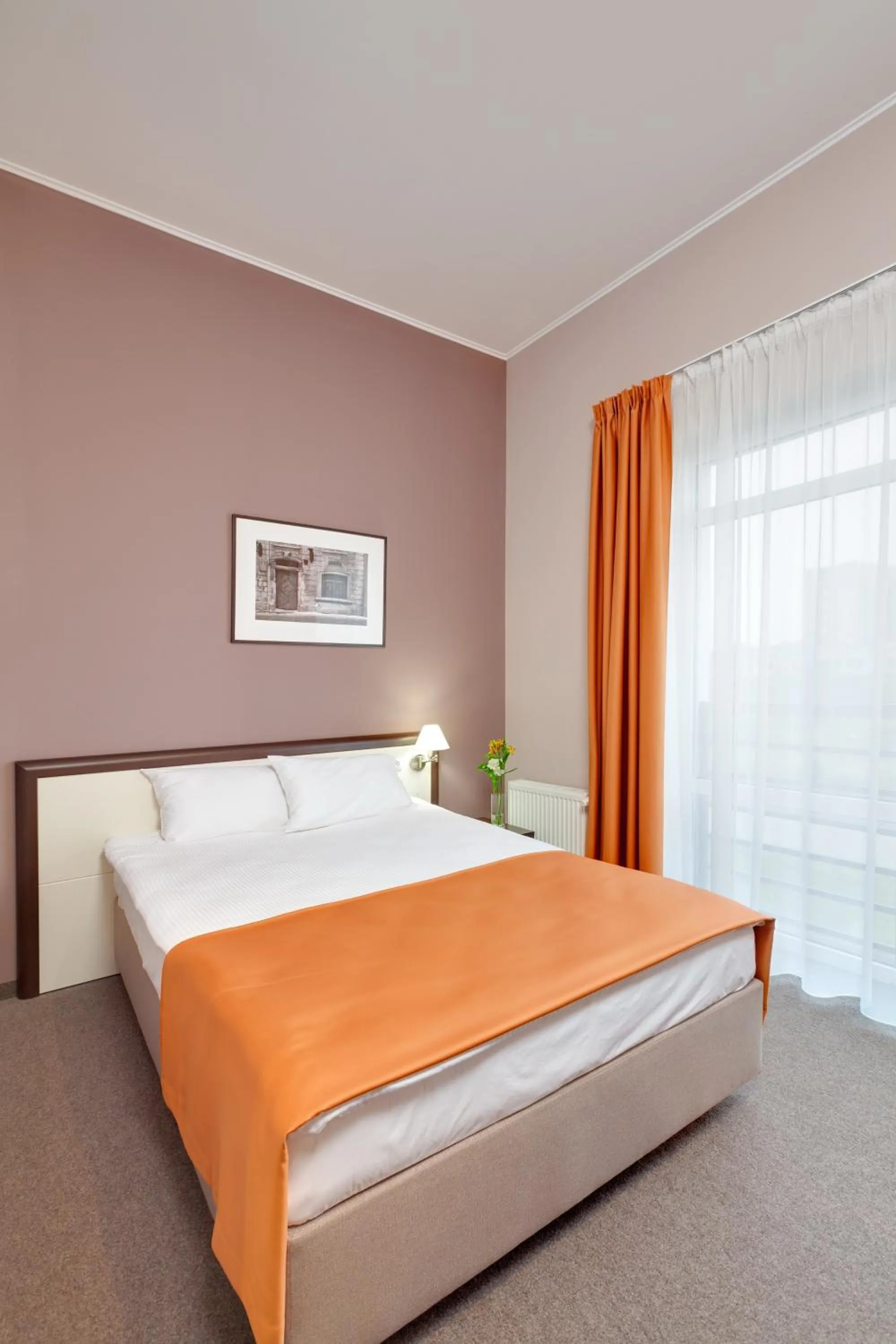 Bed in Lviv Ramada Hotel