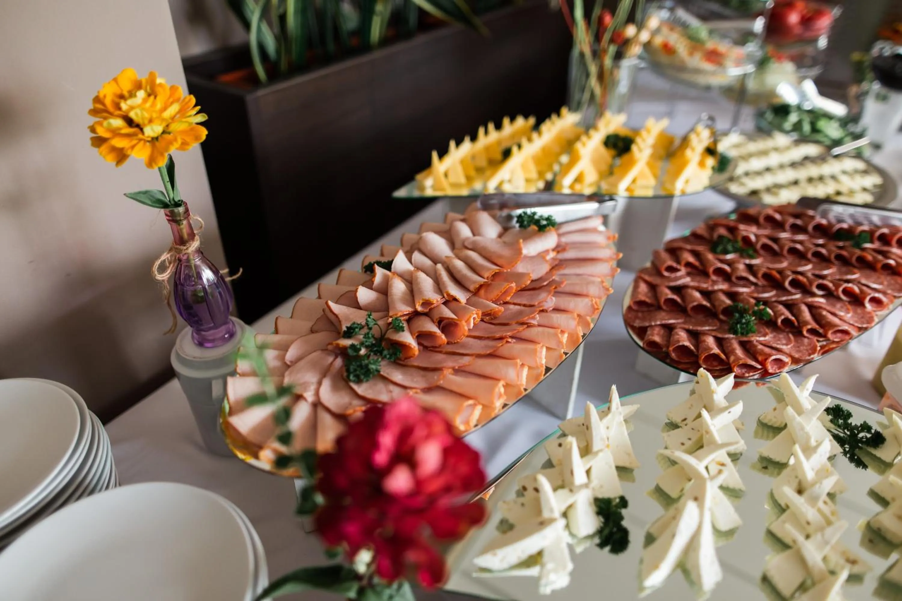 Buffet breakfast in Lviv Ramada Hotel