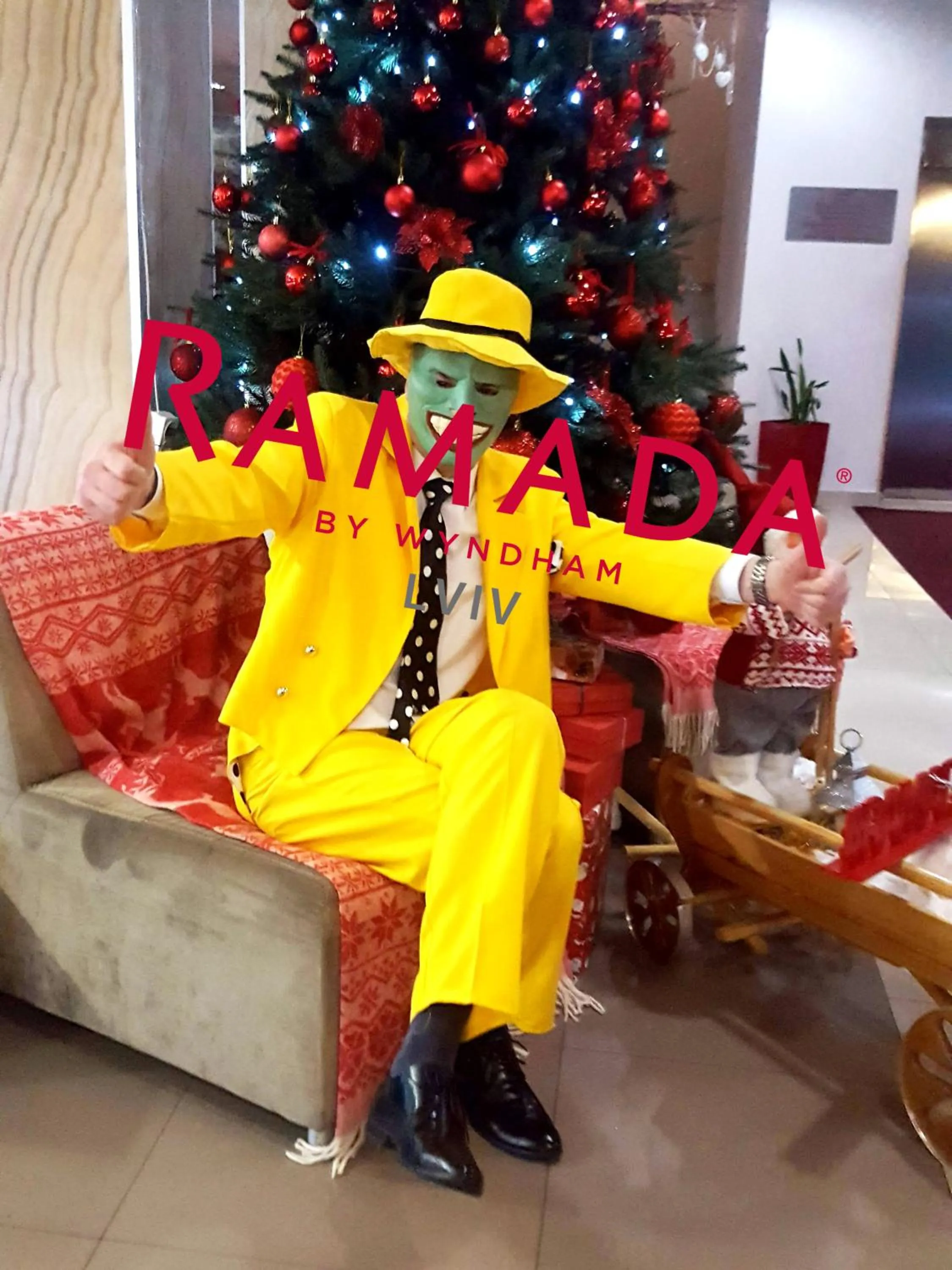 Lobby or reception in Lviv Ramada Hotel