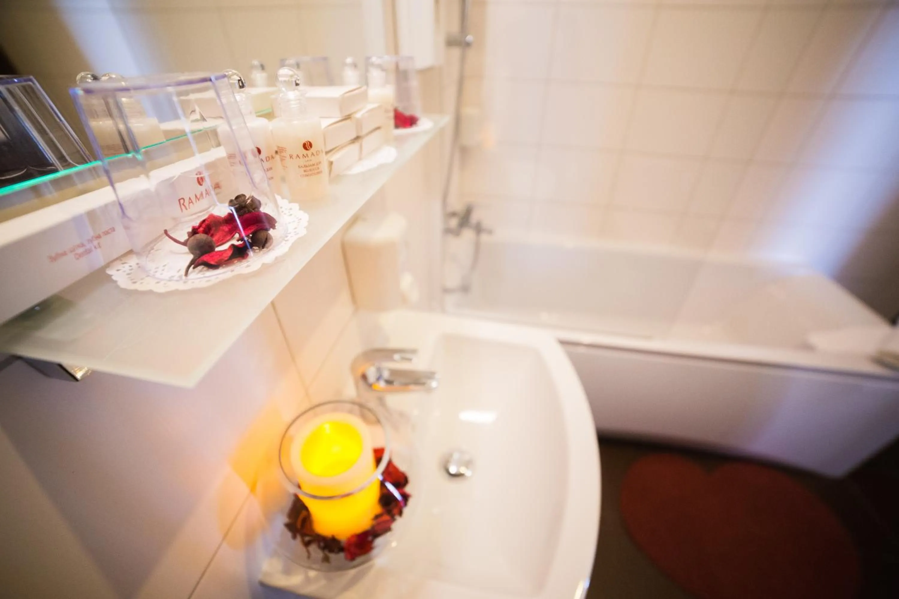 Bathroom in Lviv Ramada Hotel