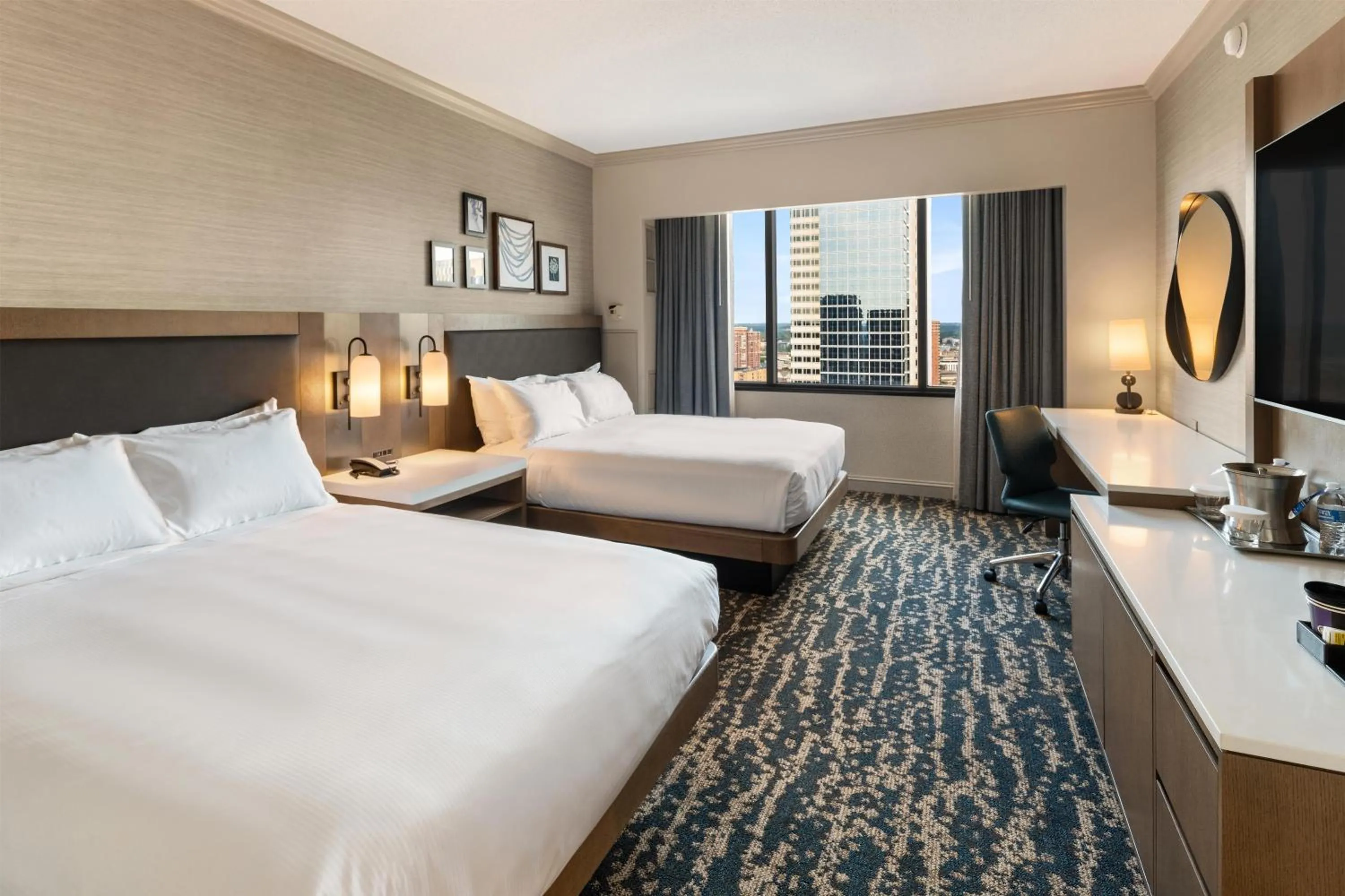 Bed in Hilton Minneapolis