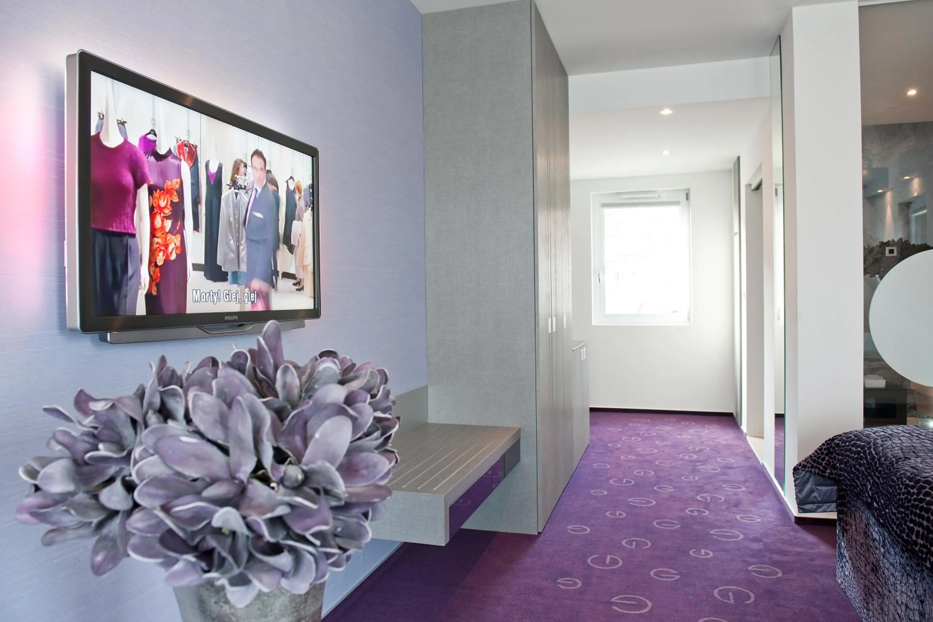 TV and multimedia, Bed in G Design Hotel