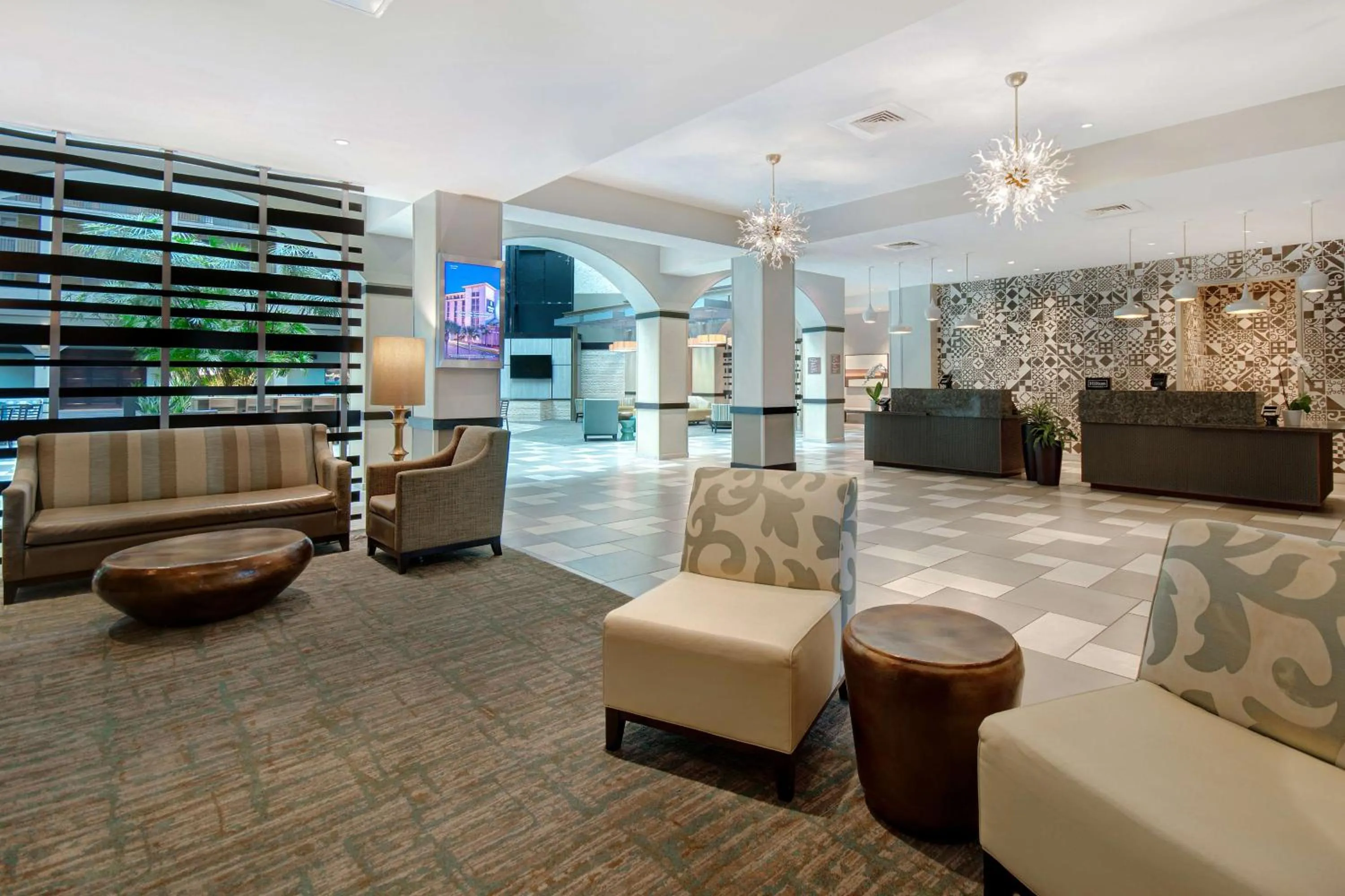 Lobby or reception in Embassy Suites by Hilton Jacksonville Baymeadows