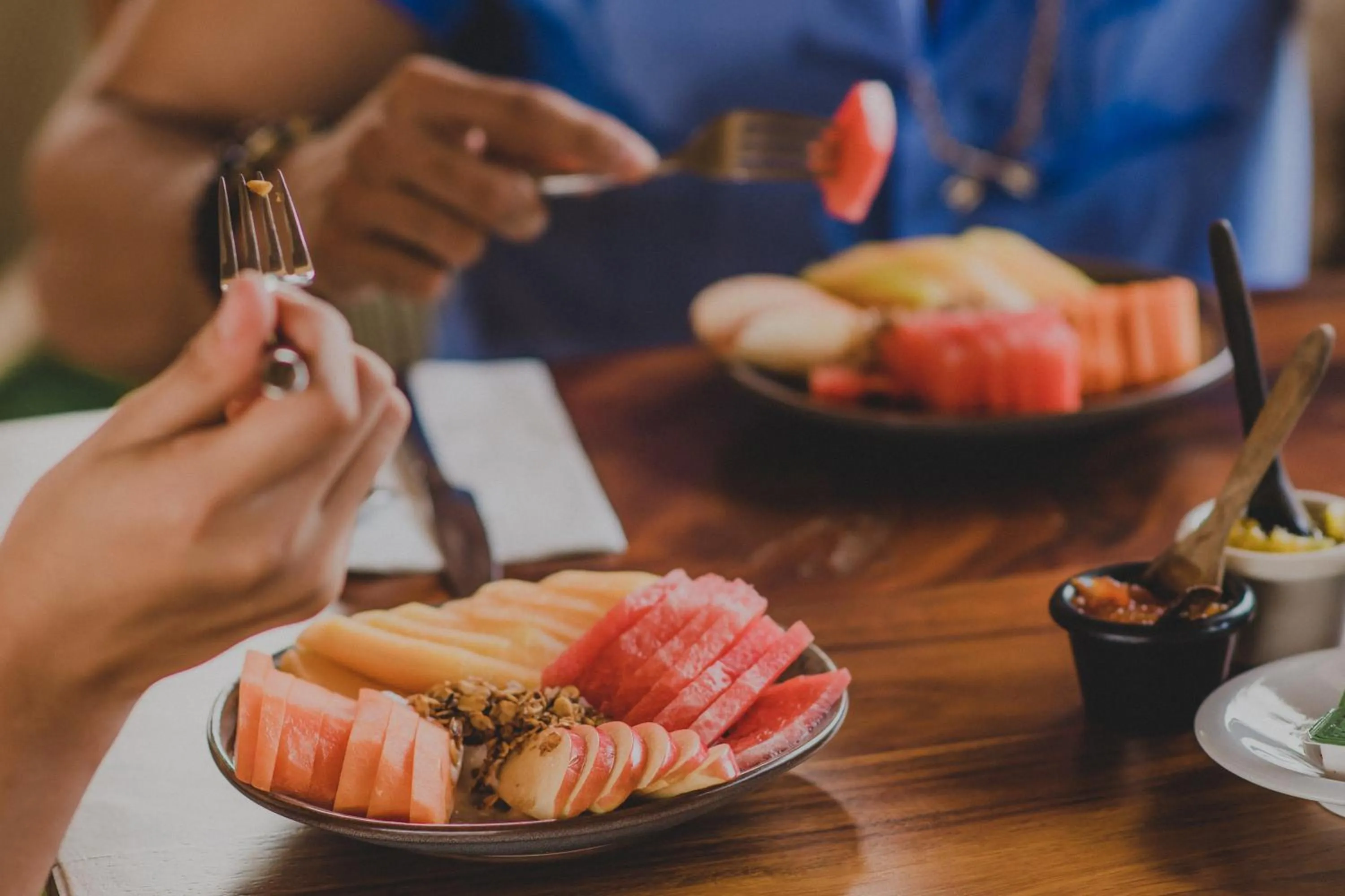 Breakfast in Hotel Carolina Bacalar