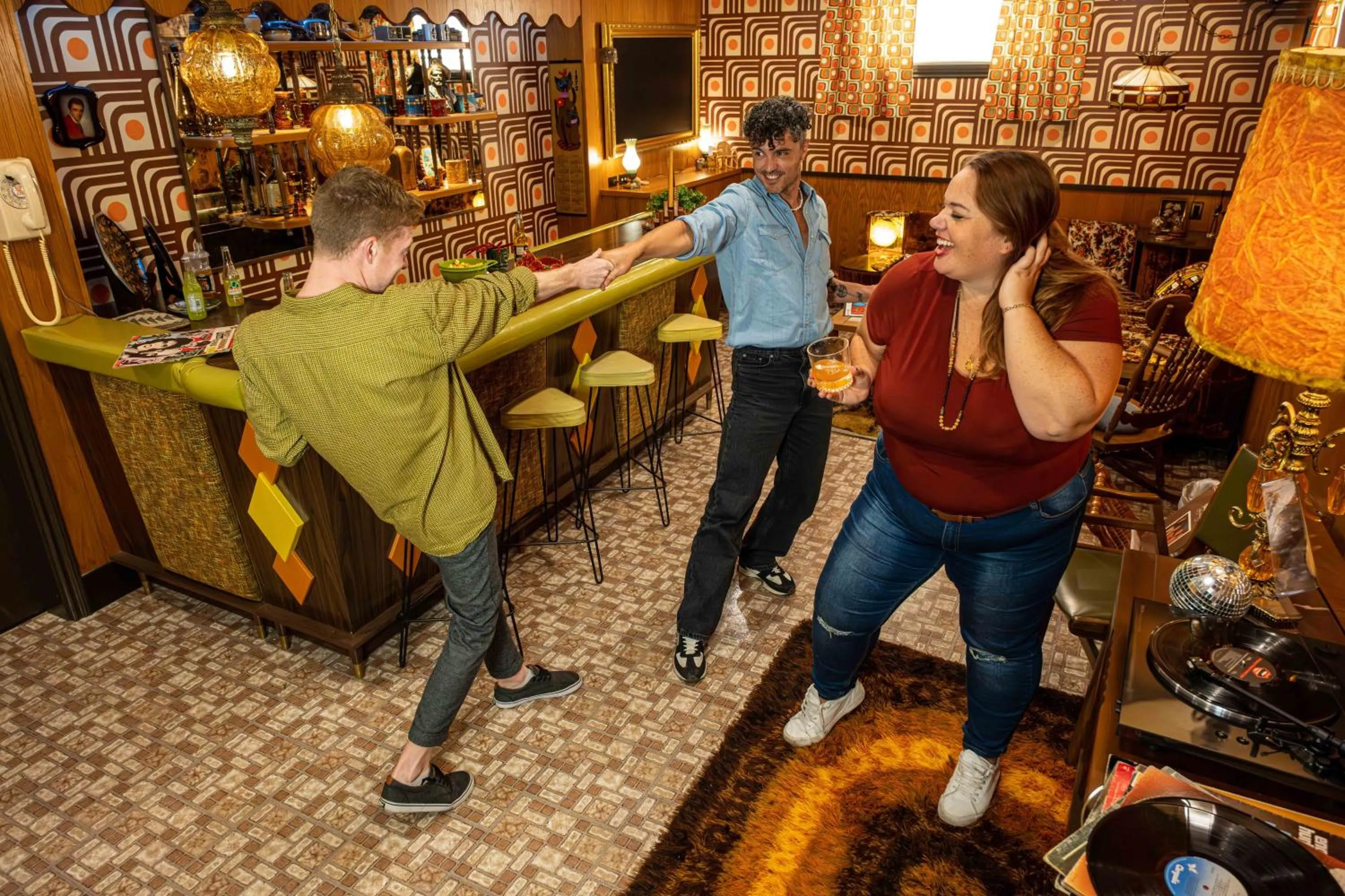 Communal lounge/ TV room in Hotel Zed Victoria