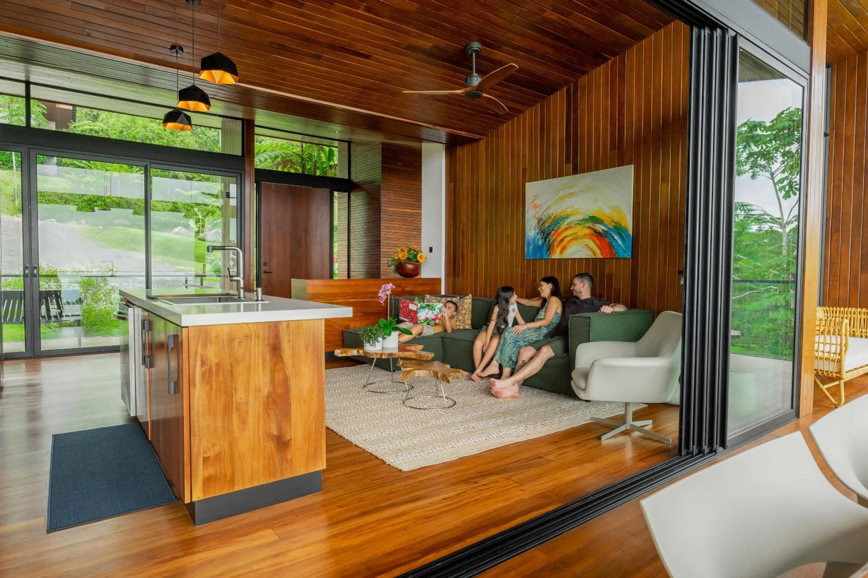 Seating area in Ecolirios Boutique Hotel & Villas