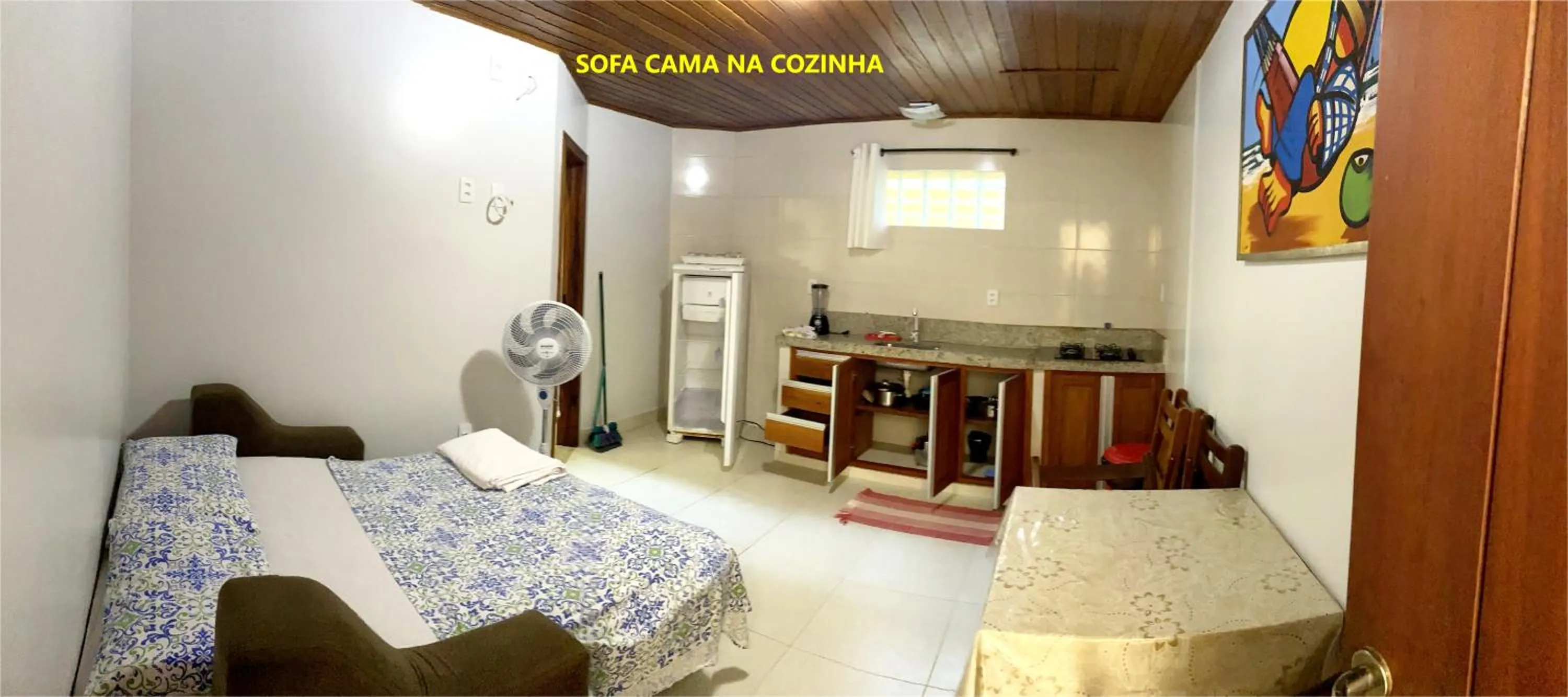 Bed in Pousada Lagoa Flat