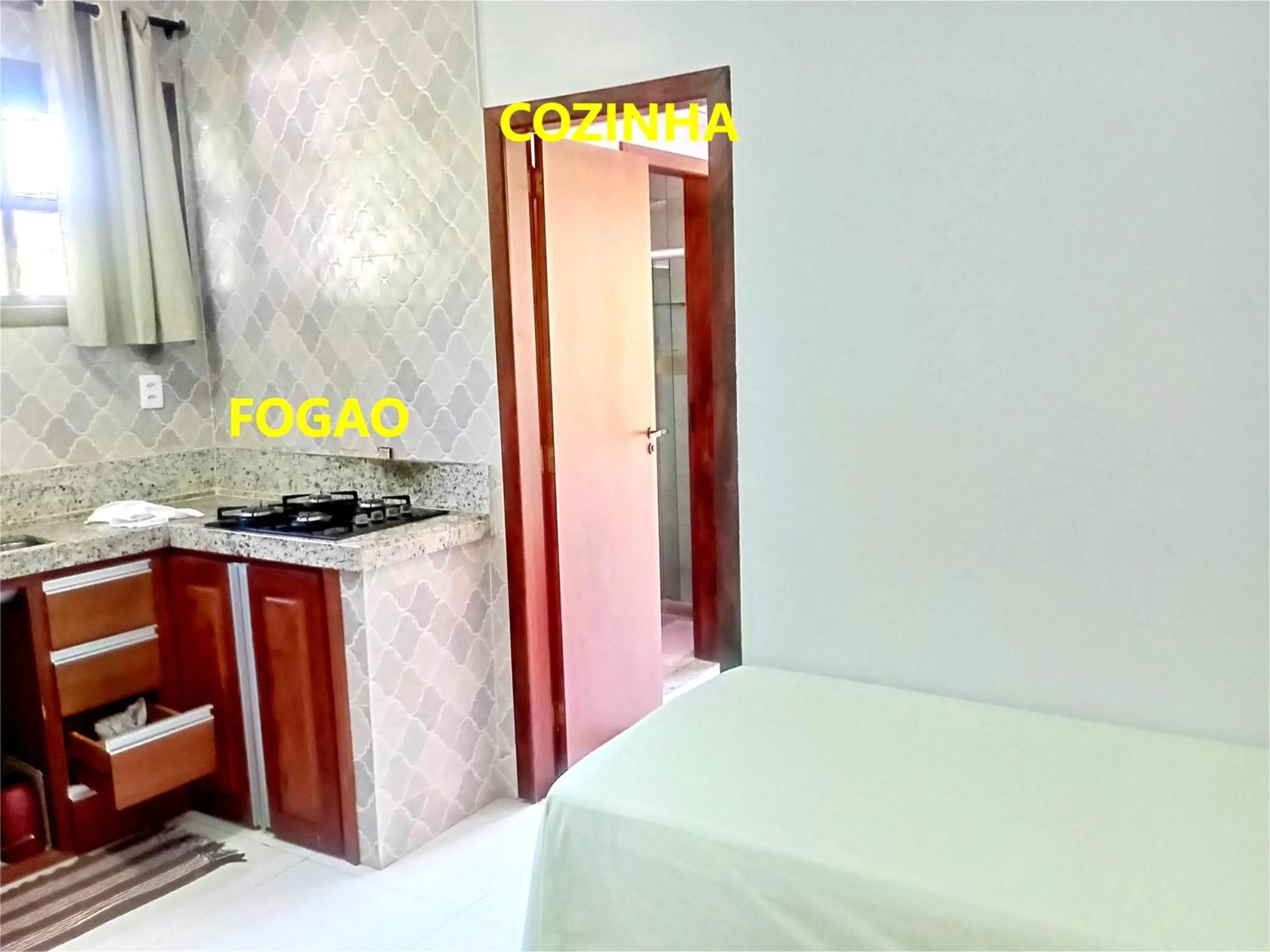 Bed in Pousada Lagoa Flat