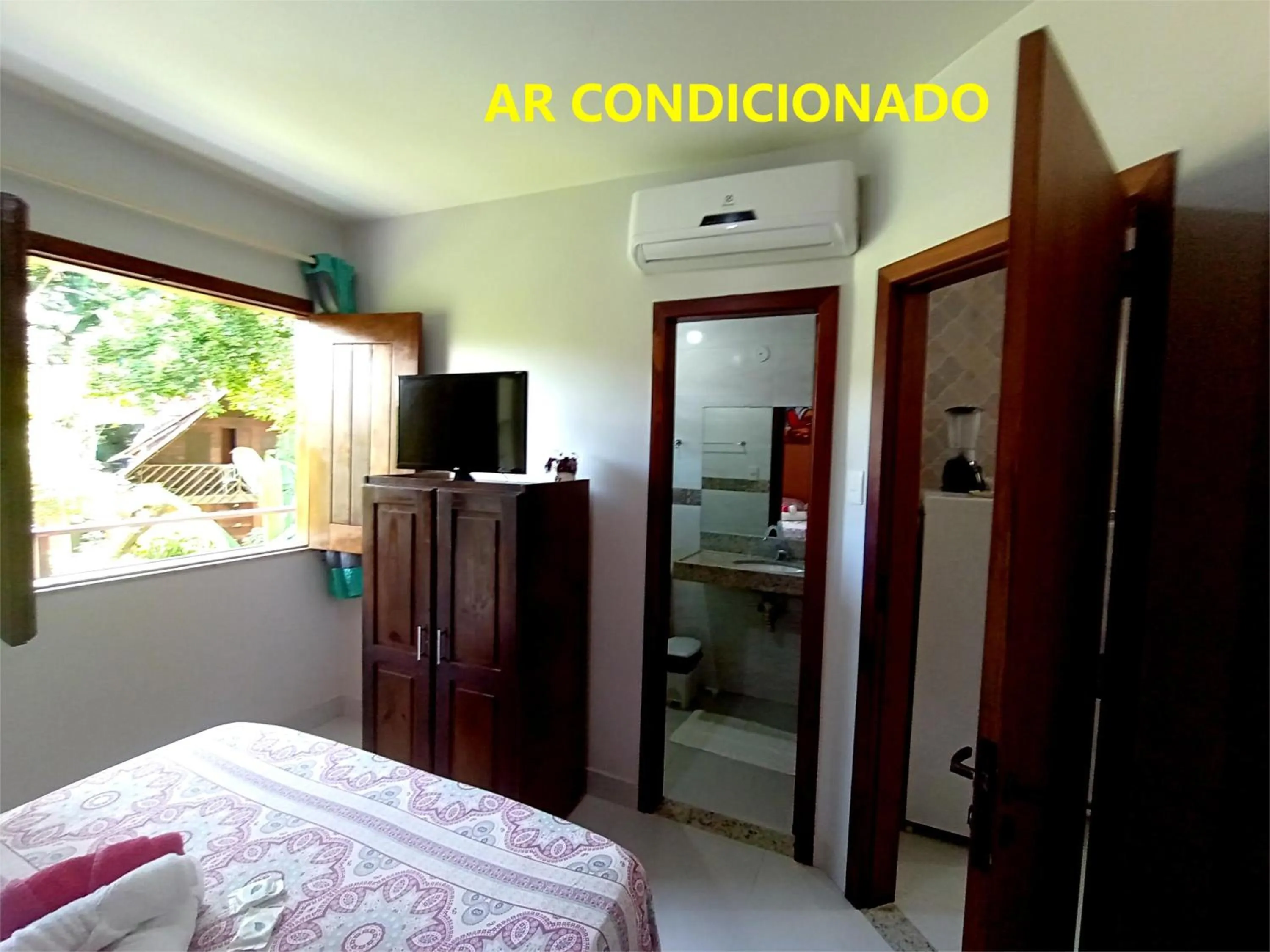 Bed in Pousada Lagoa Flat