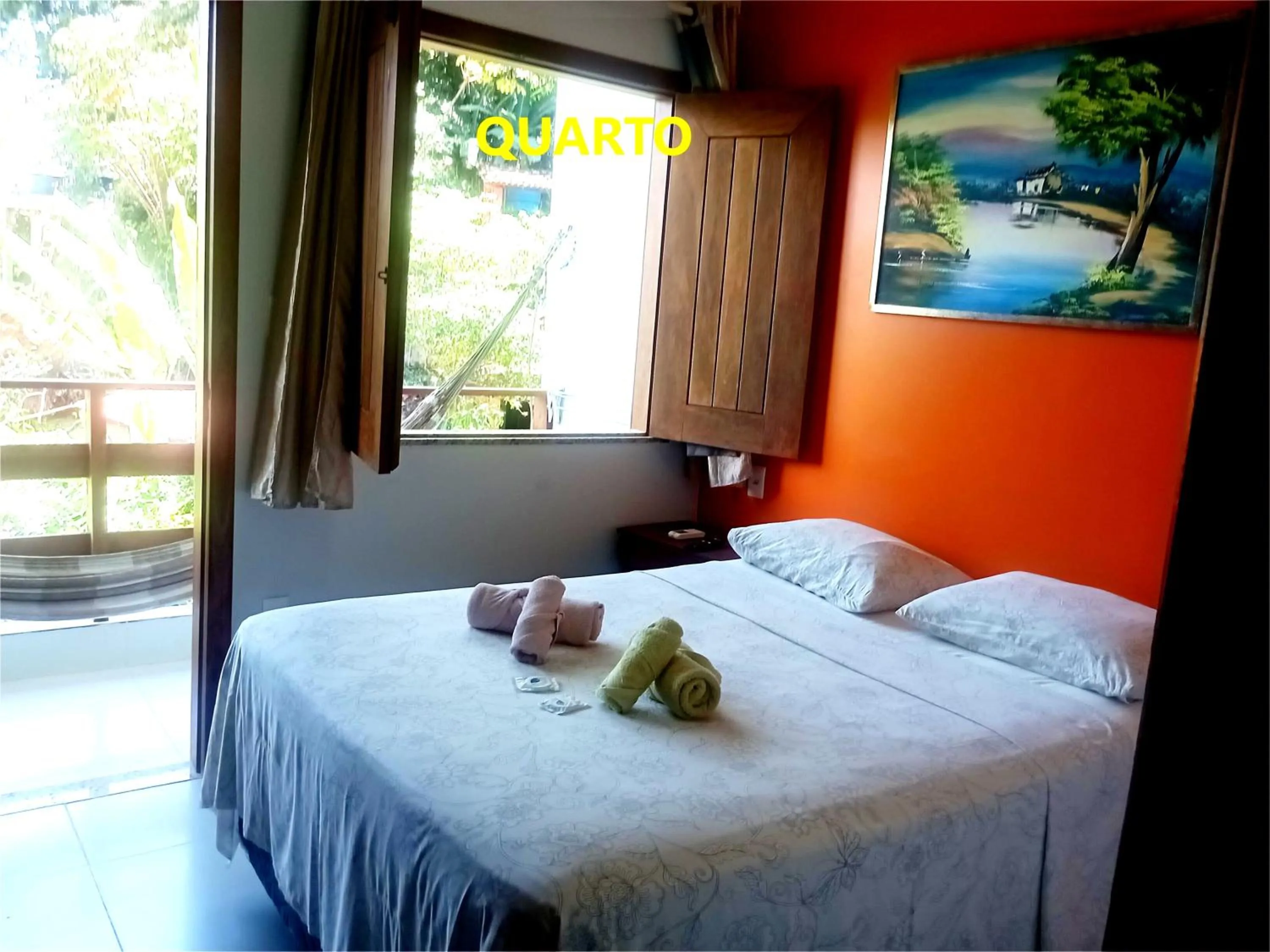 Bed in Pousada Lagoa Flat