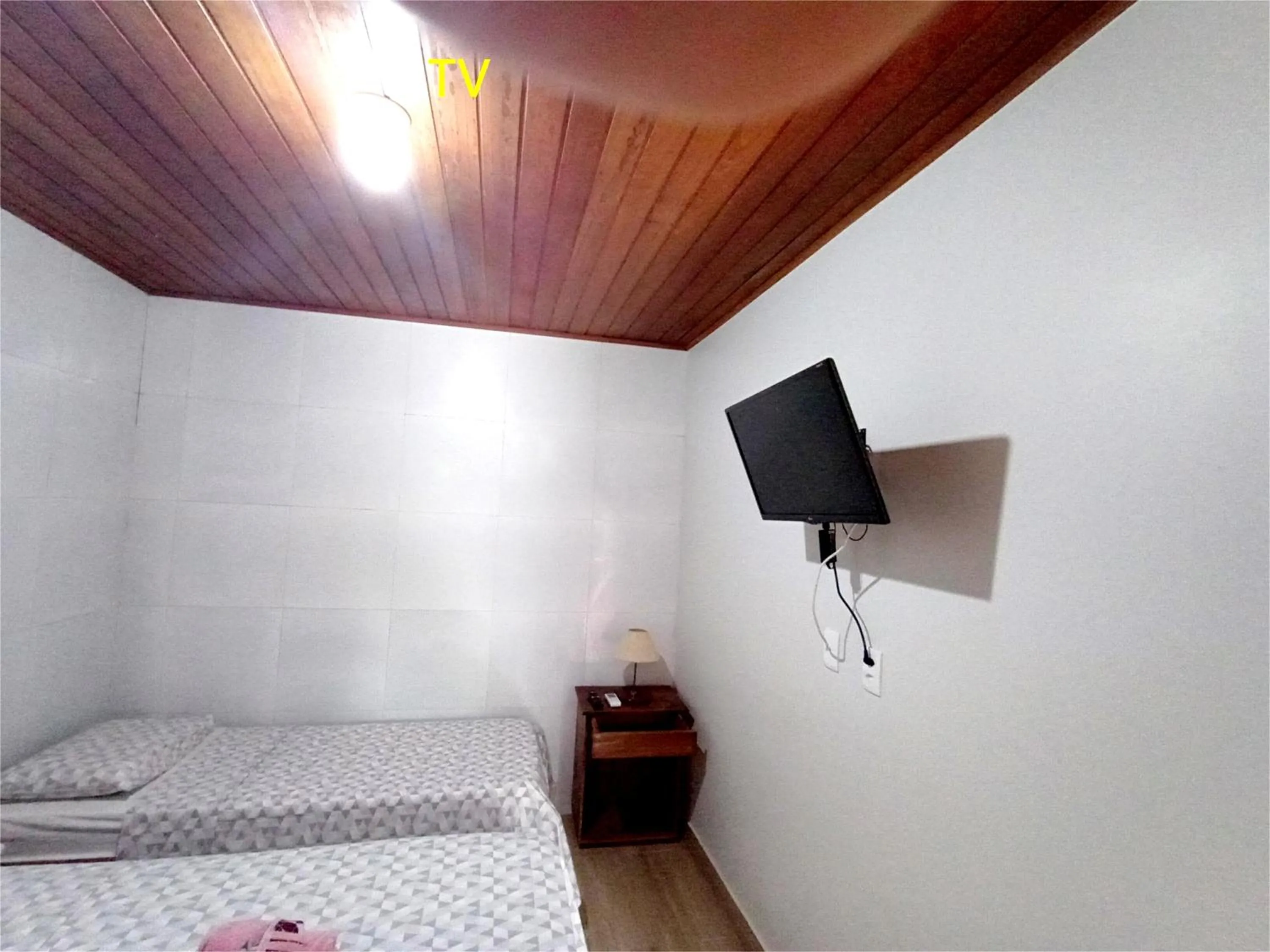 Bed in Pousada Lagoa Flat