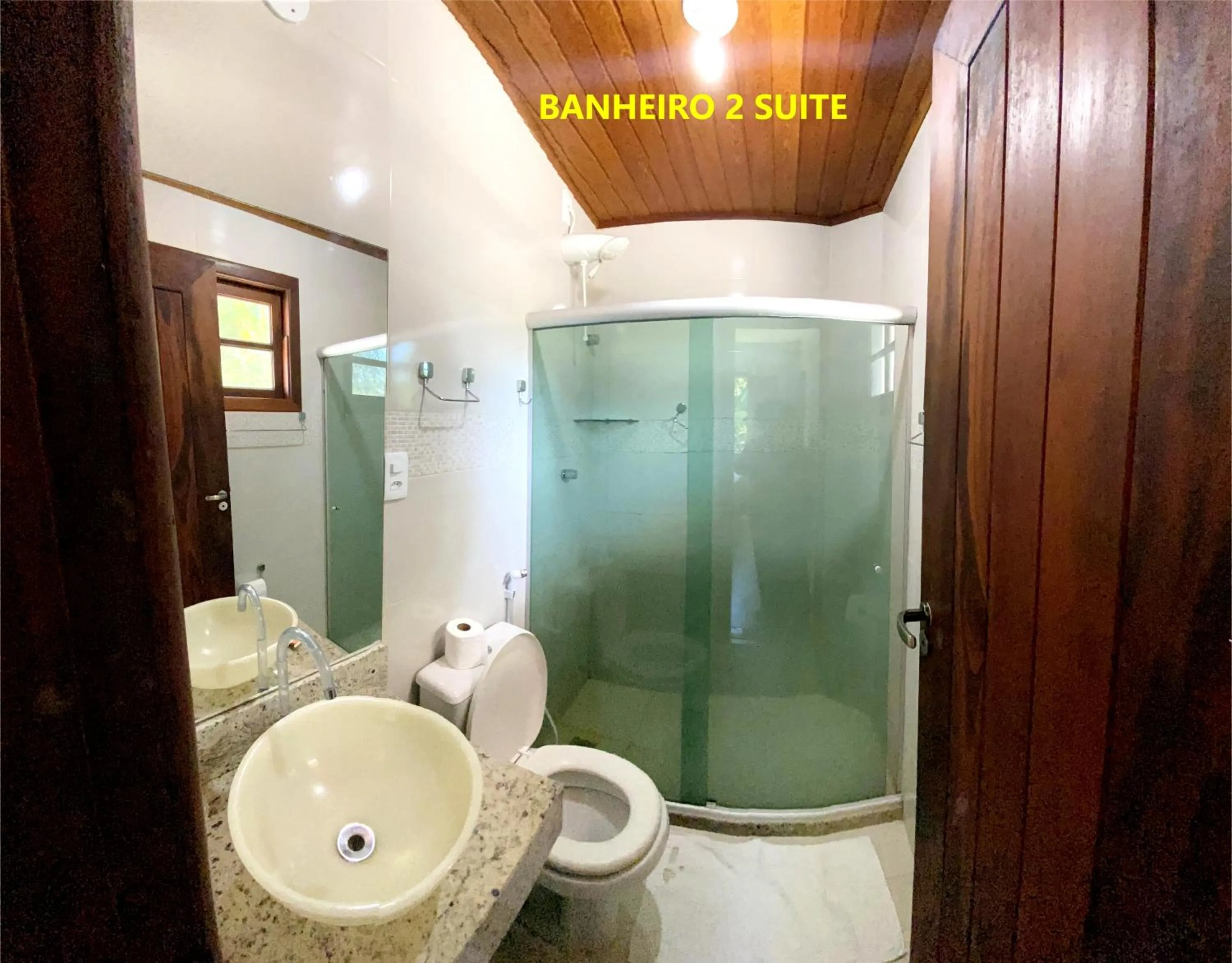 Shower in Pousada Lagoa Flat