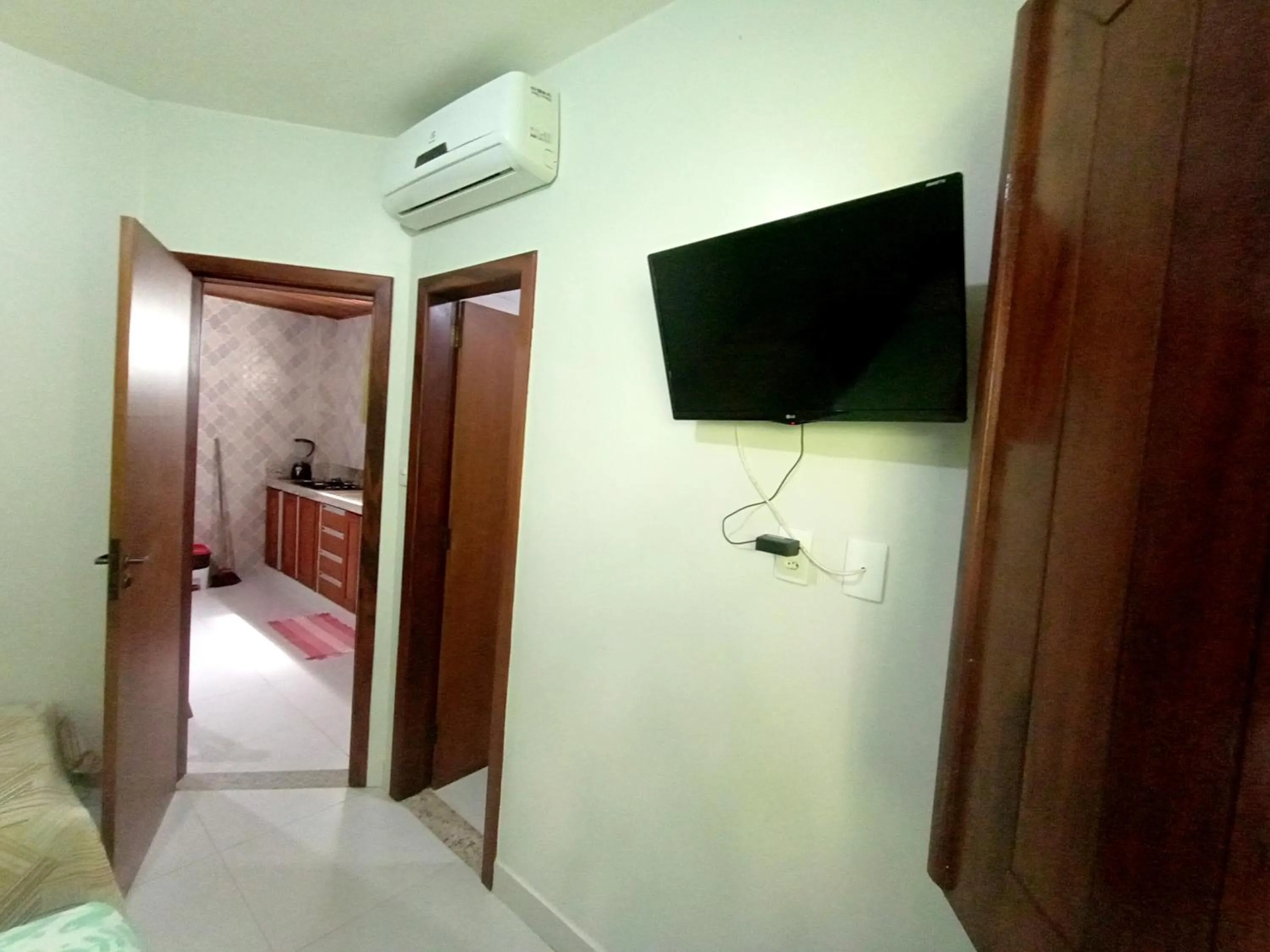 TV and multimedia, Bed in Pousada Lagoa Flat