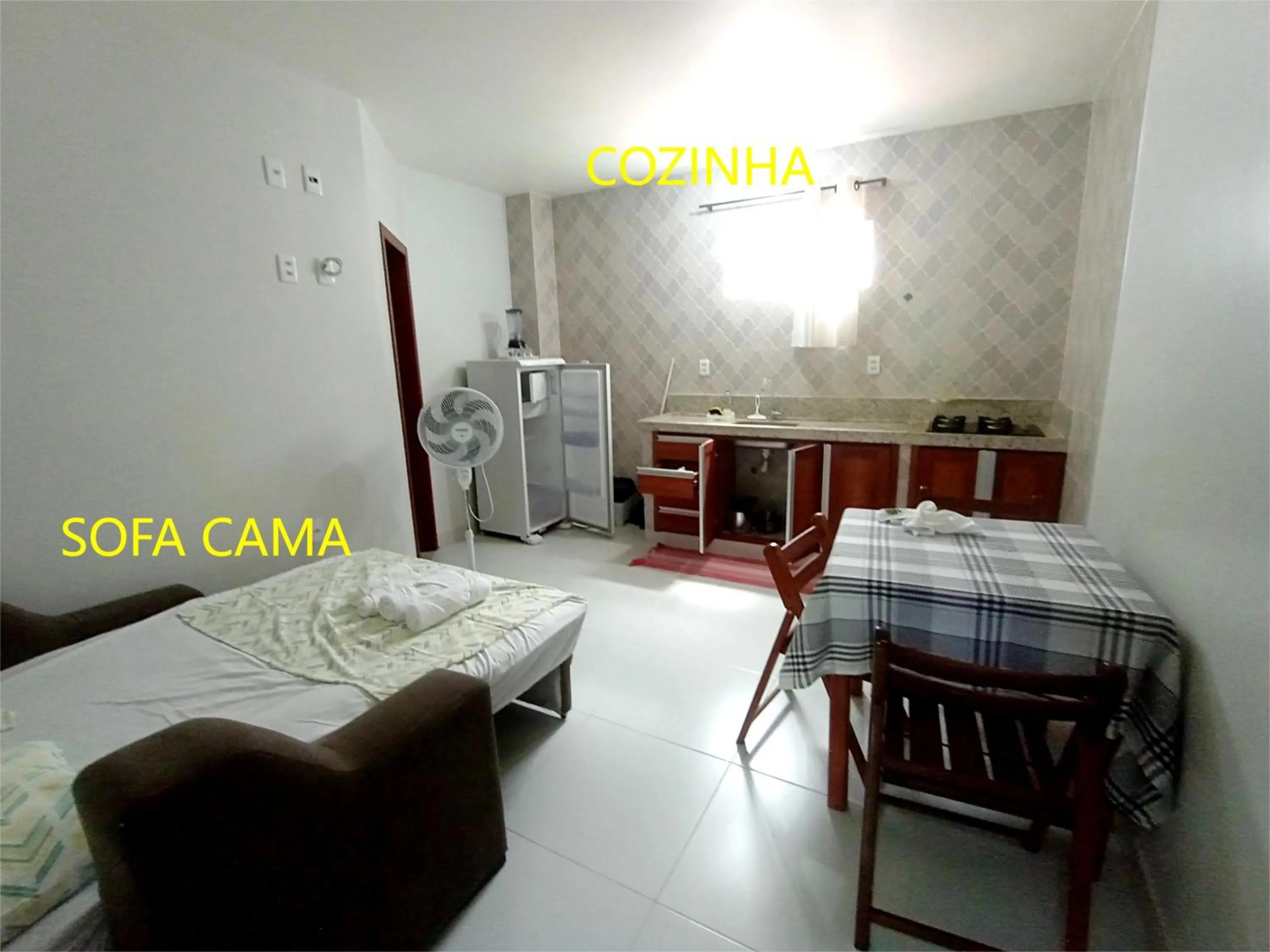 Bed in Pousada Lagoa Flat