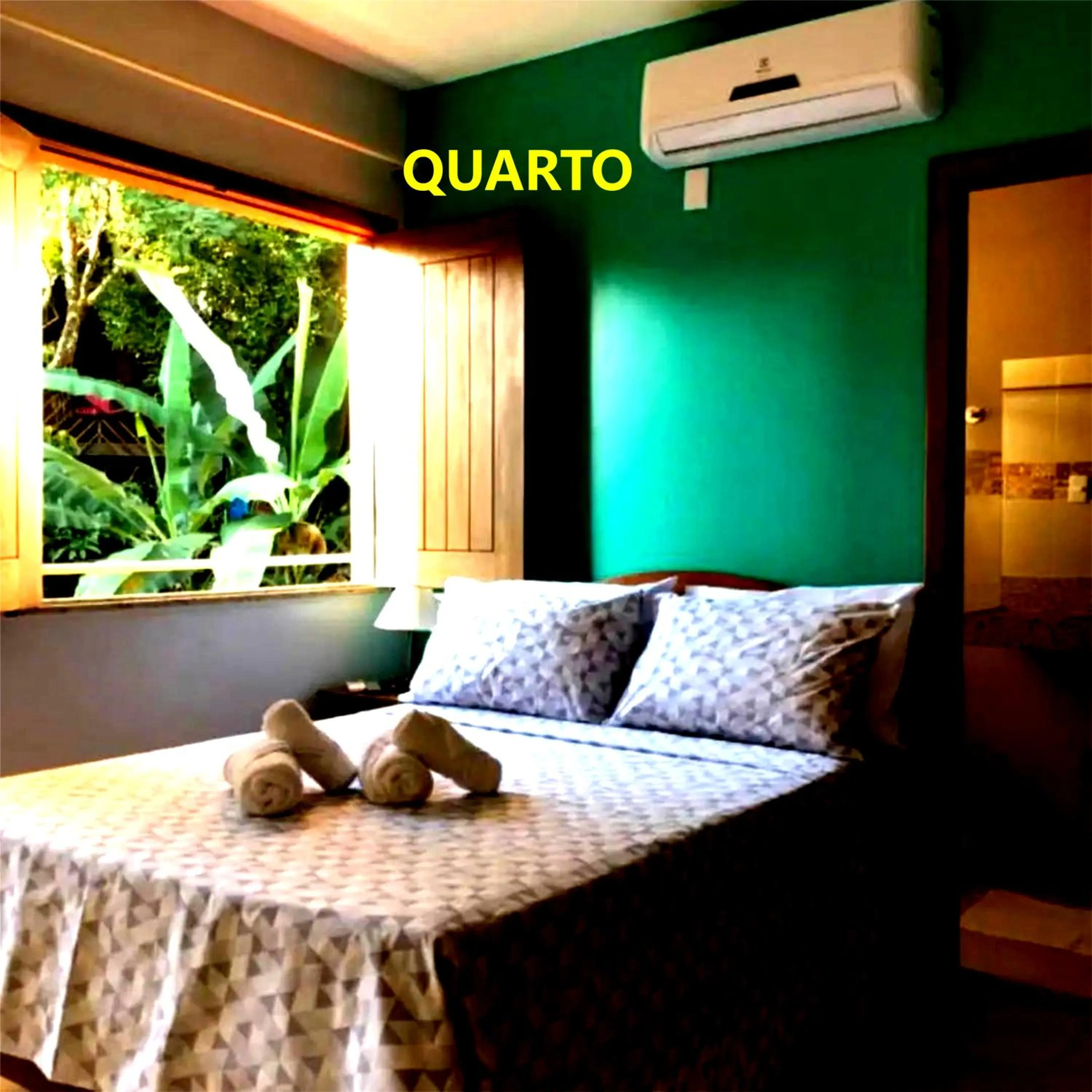 Bed in Pousada Lagoa Flat