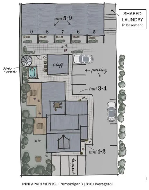 Floor plan in INNI - Boutique apartments