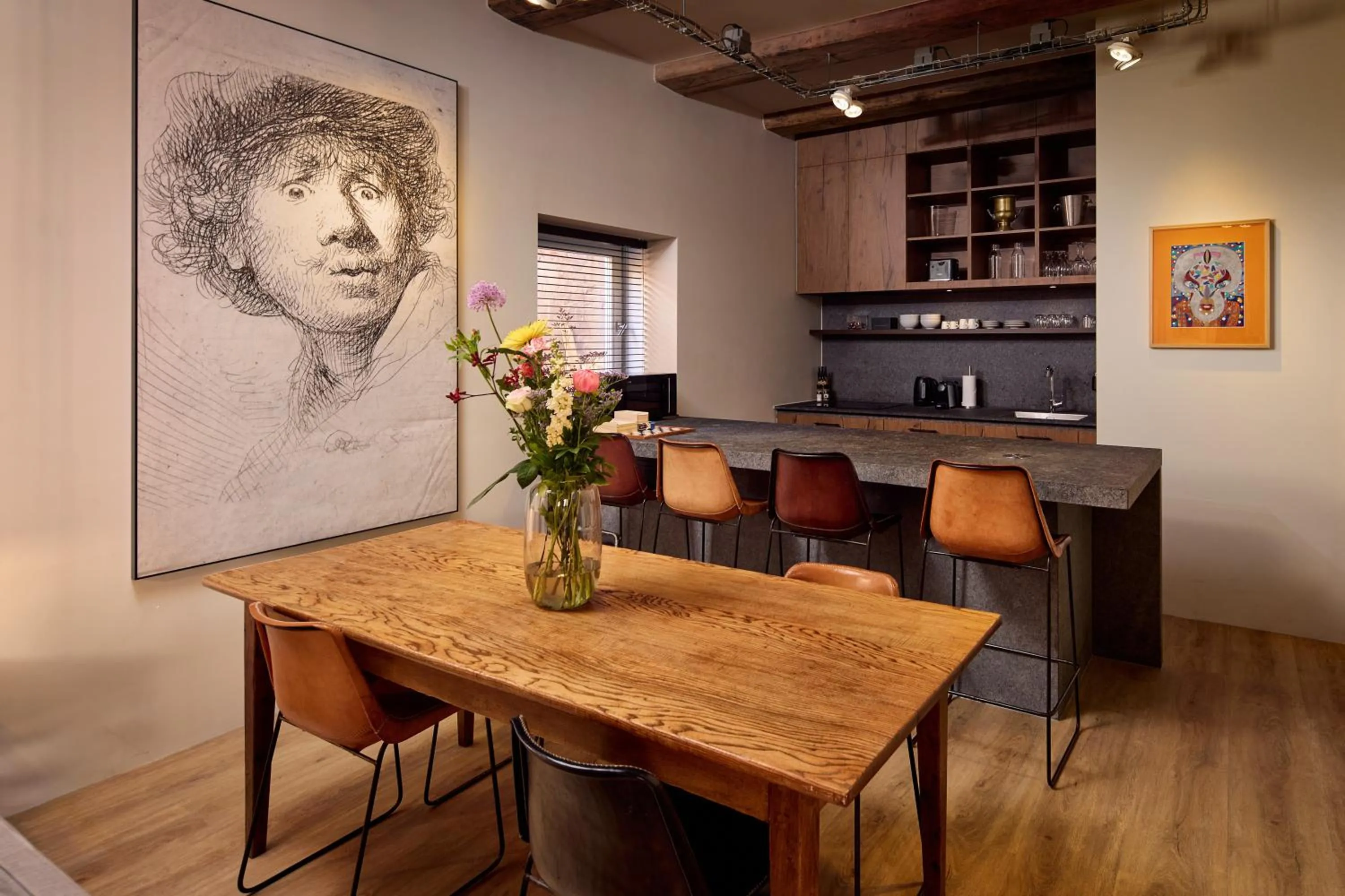 Kitchen or kitchenette in Hotel Miss Blanche