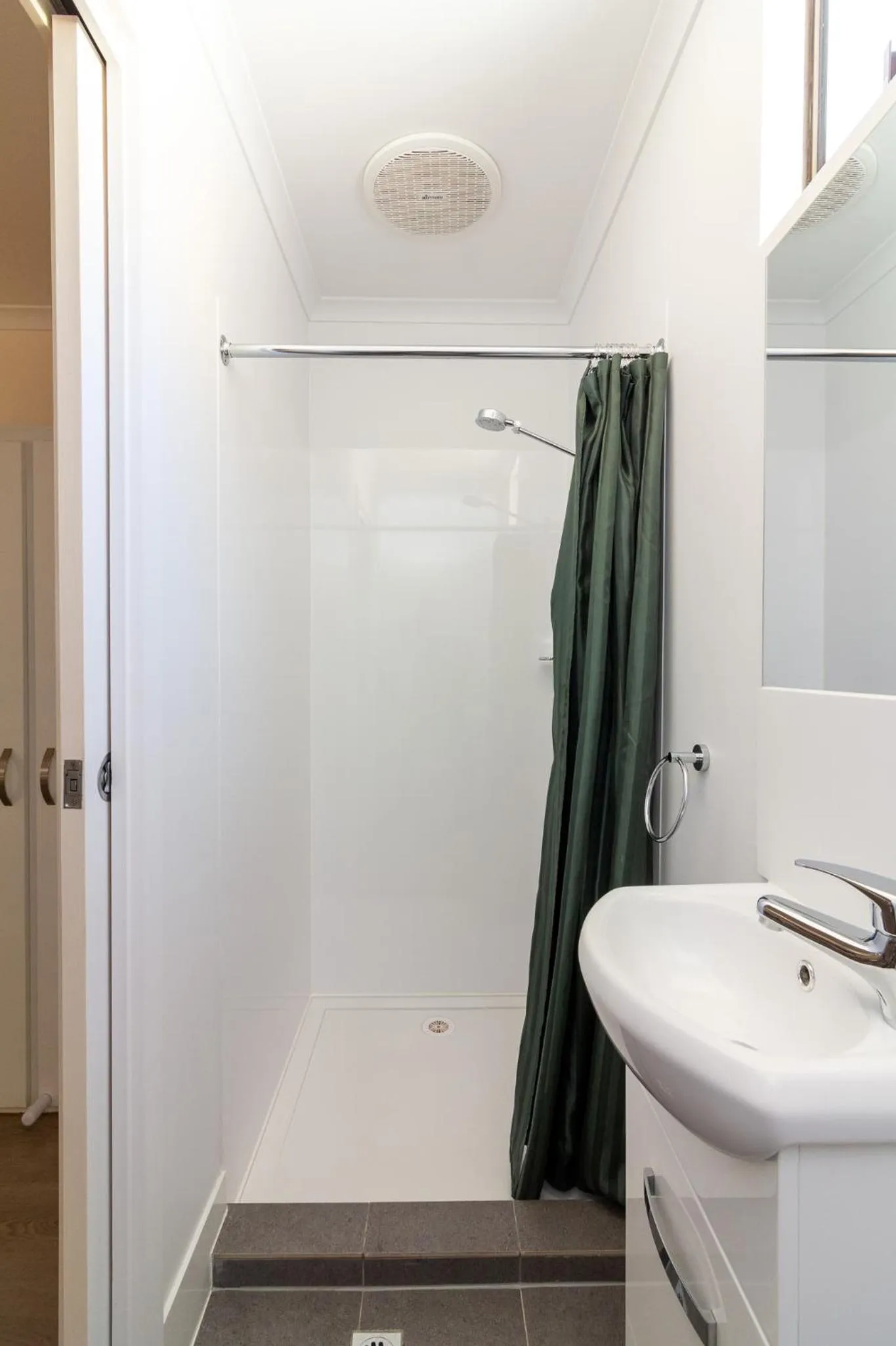 Shower in Paringa Caravan Park