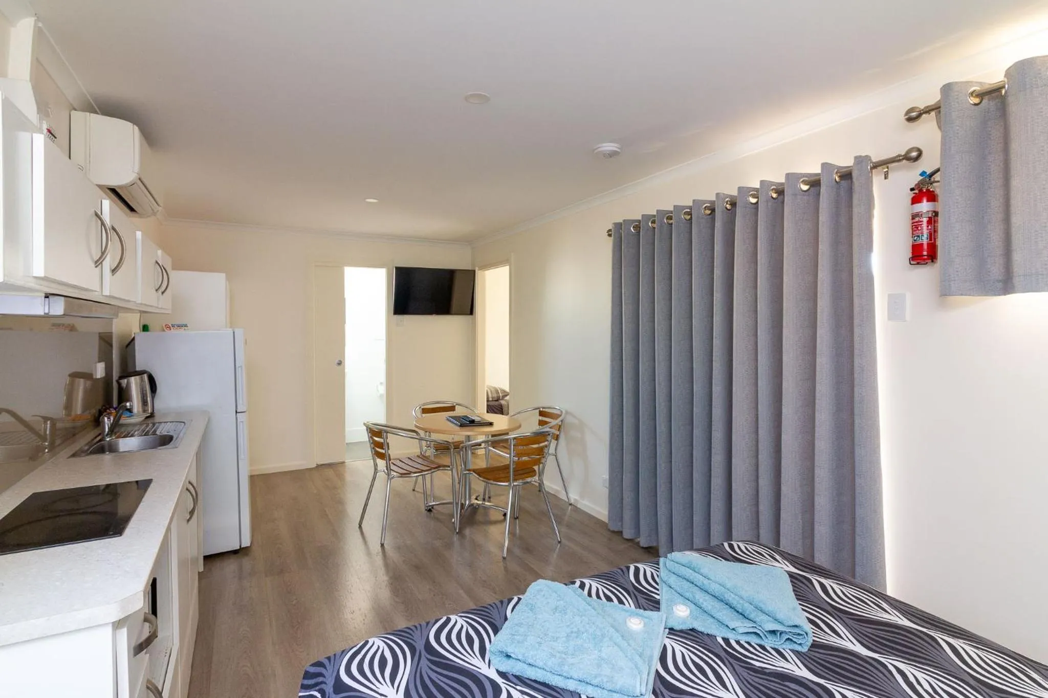 Dining area in Paringa Caravan Park