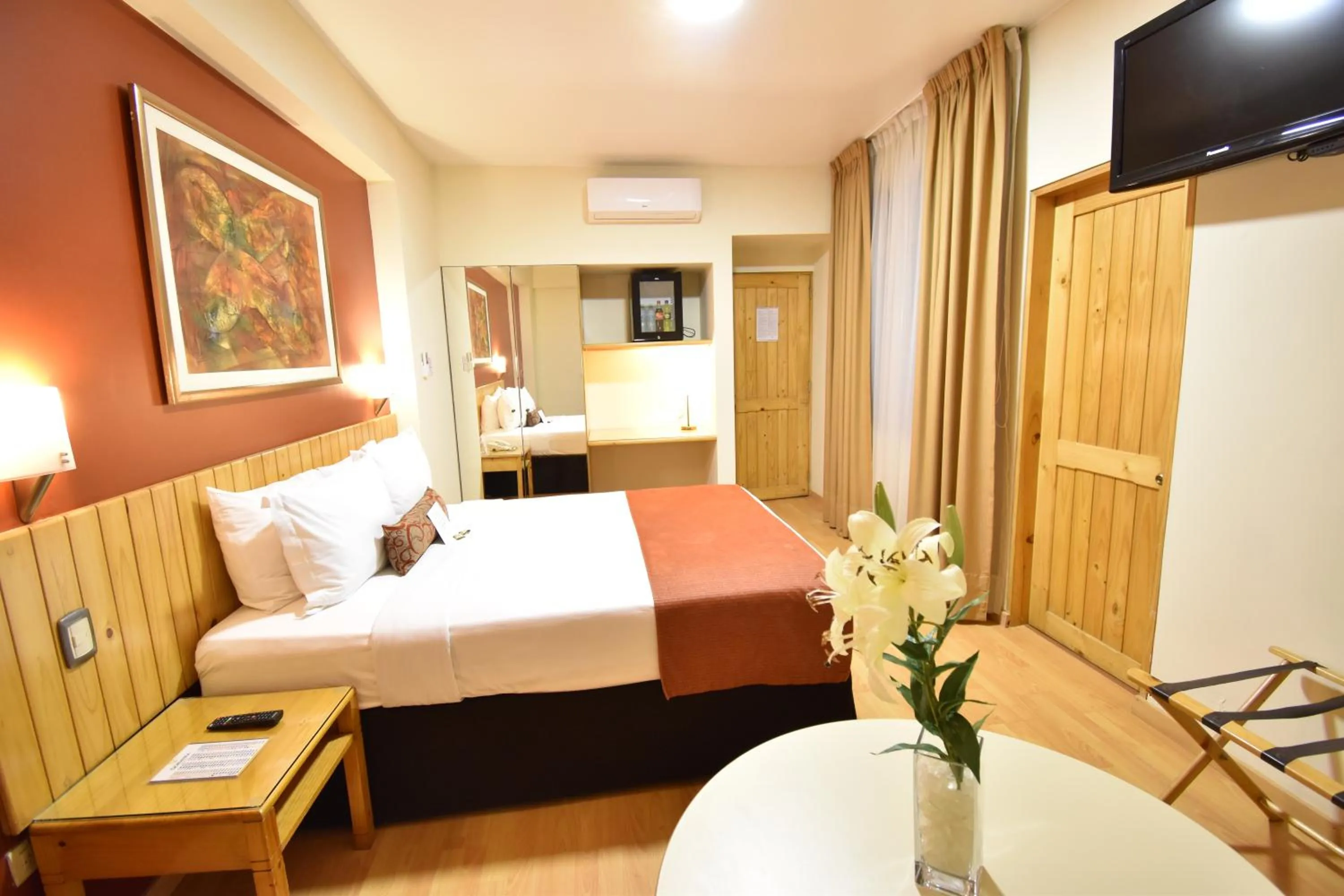 View (from property/room), Bed in Qorianka Hotel