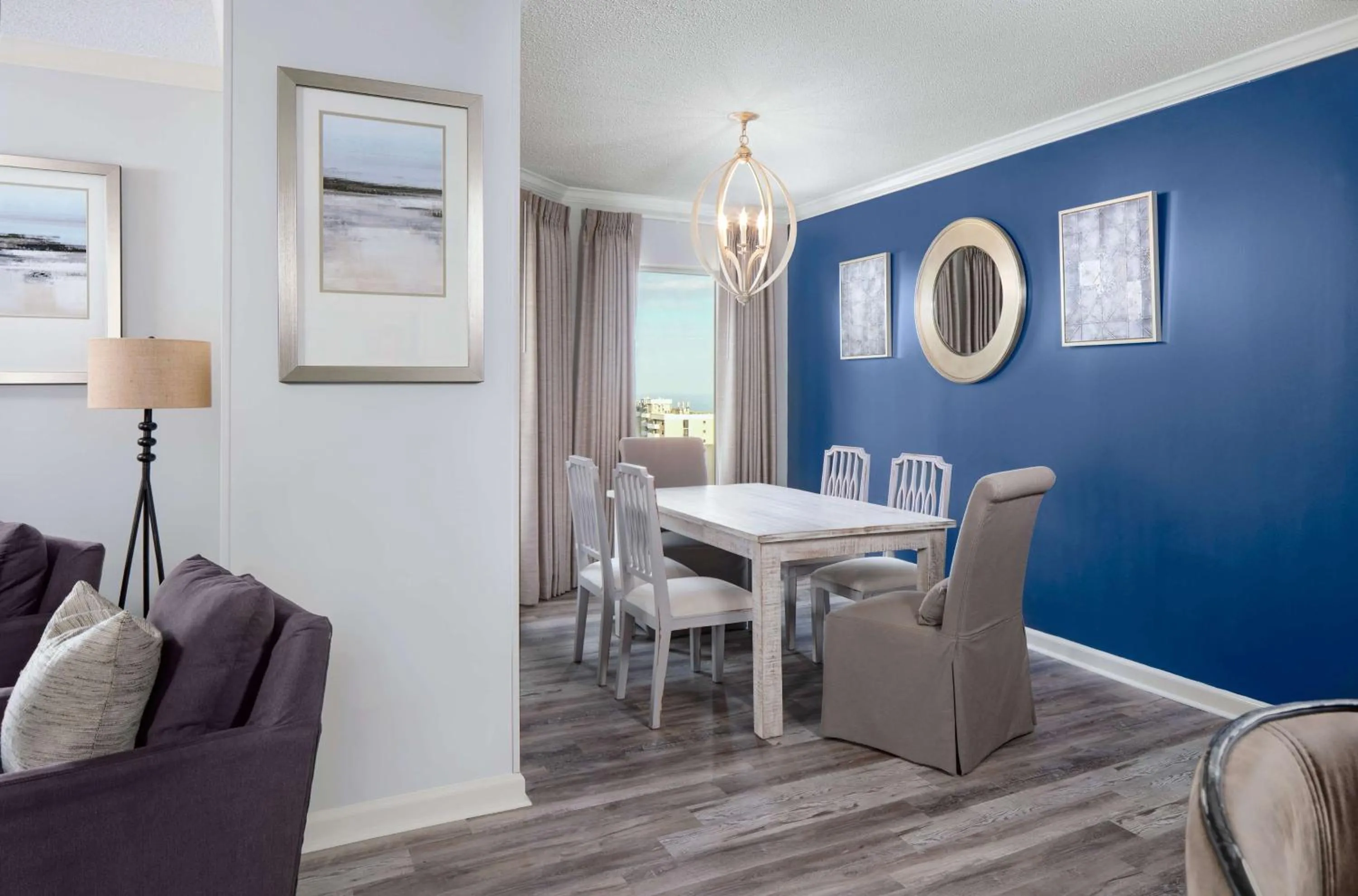 Living room in Royale Palms Condominiums