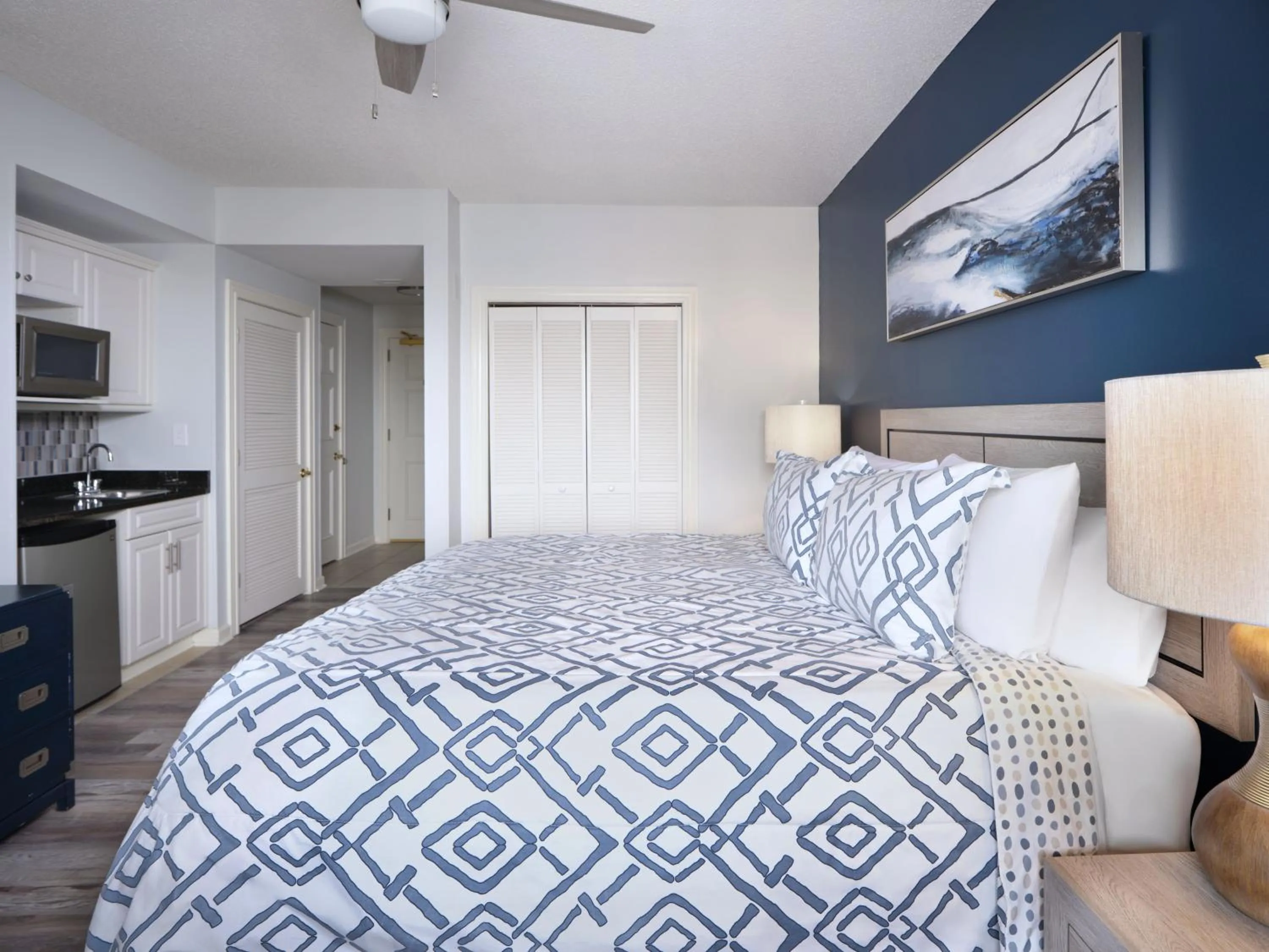 Bed in Royale Palms Condominiums