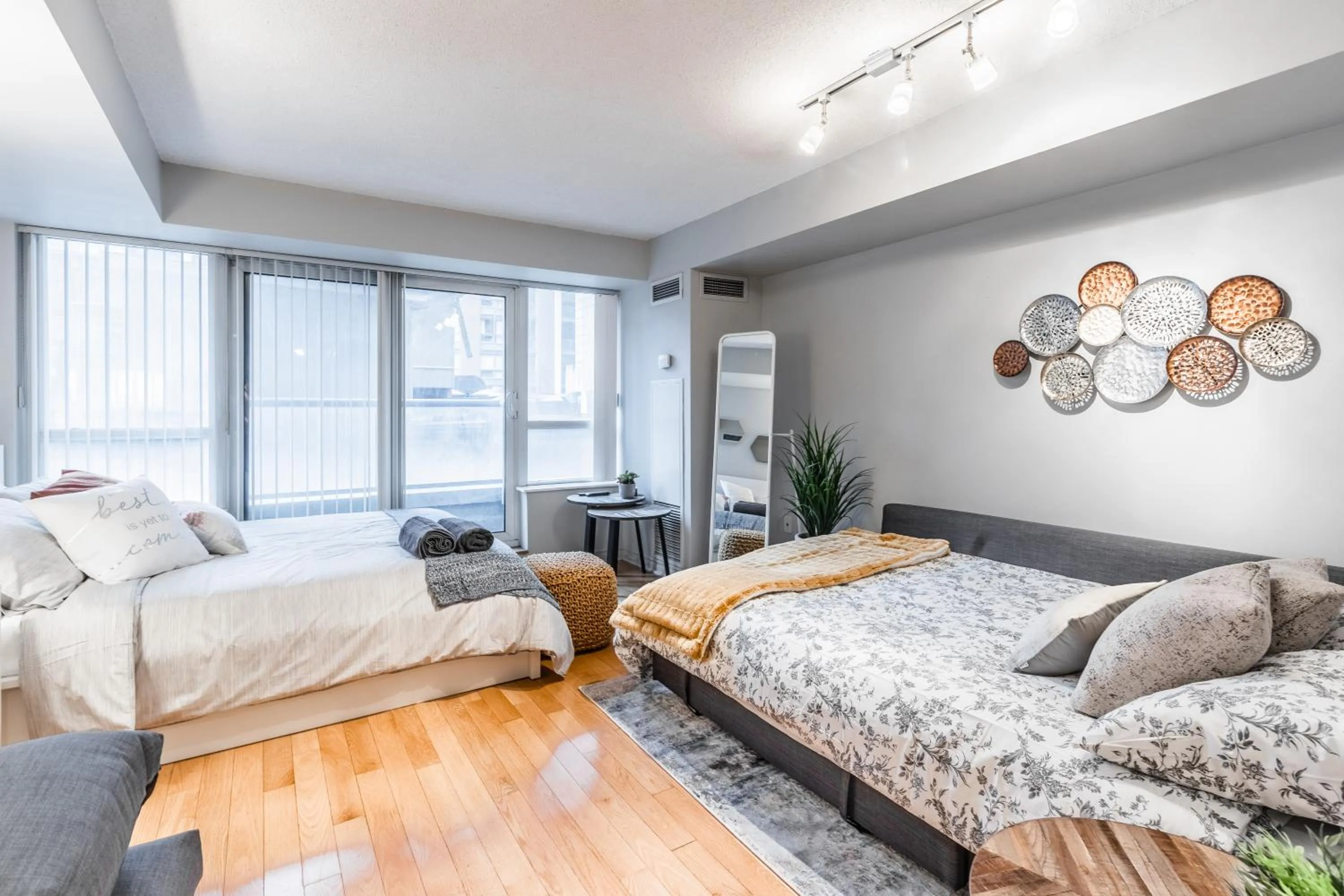 Bed in AOC Suites - Heart of Downtown Condo